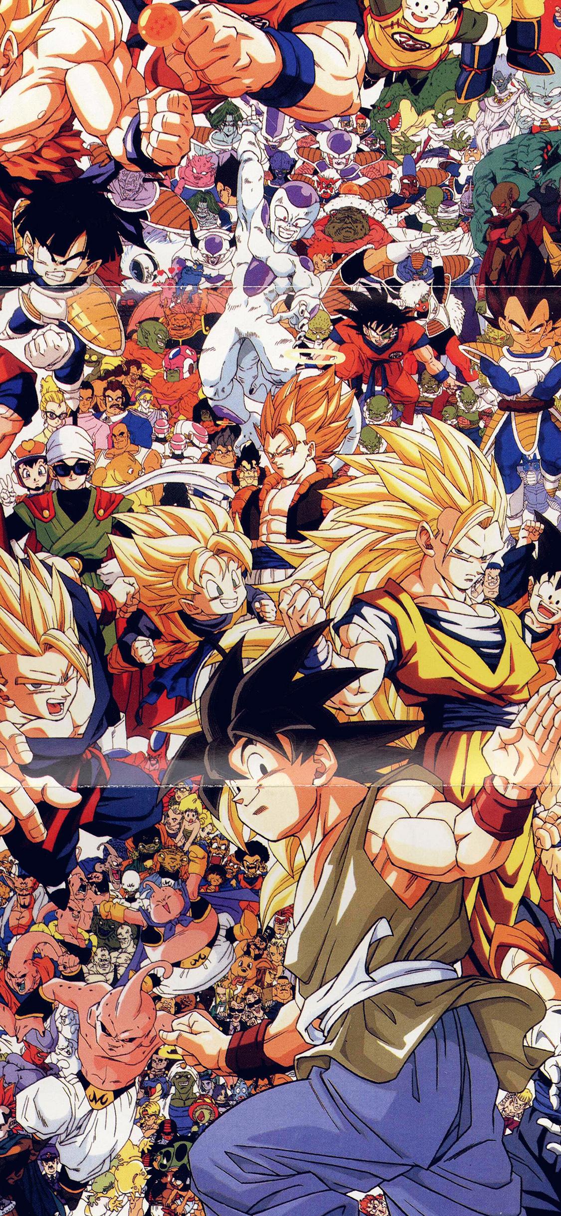 1125x2436 dragonball full art illust game anime