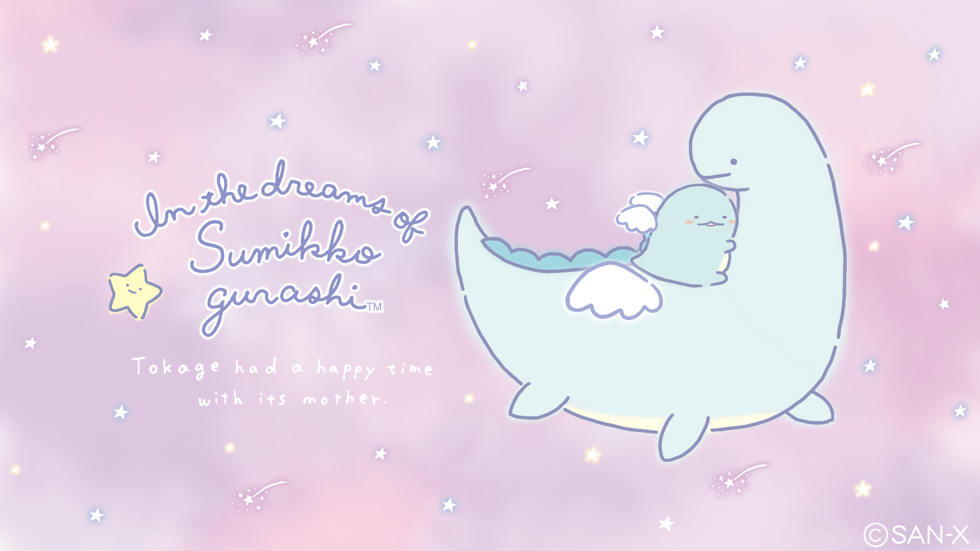 1920x1080 Sumikko Gurashi Tokage Wallpaper