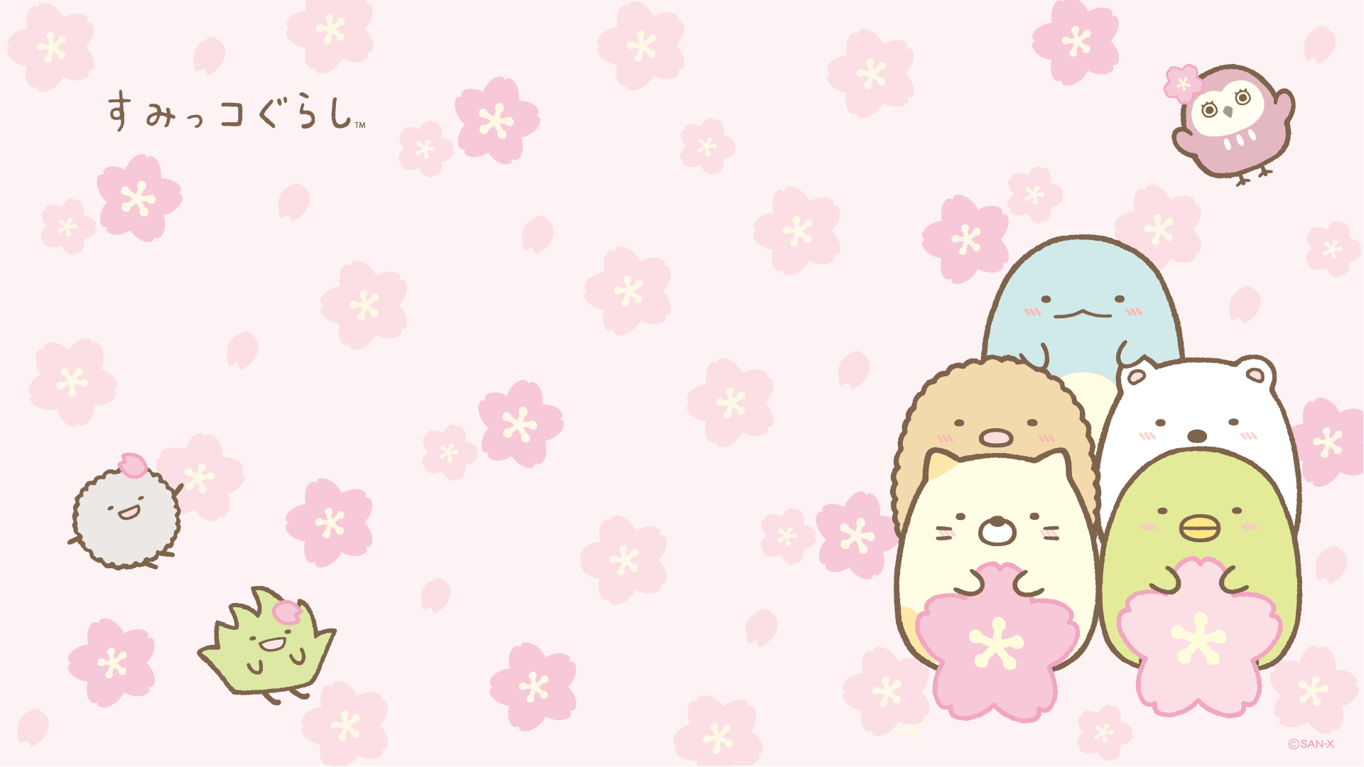 1920x1080 Sumikko Gurashi」おしゃれまとめの人気アイデア｜Pinterest｜Kururin. かわいい女の子の壁紙, スマホ 壁紙 可愛い, すみっコぐらし