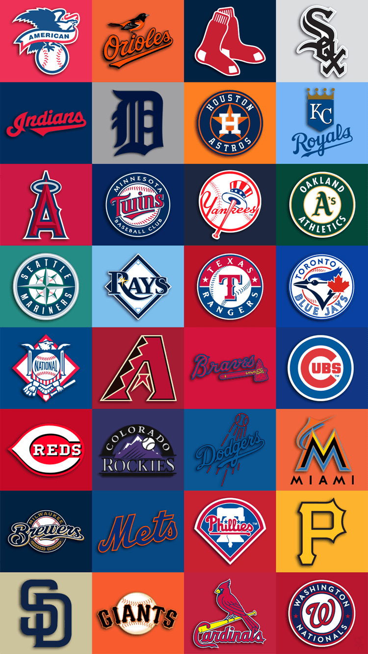 MLB Teams Logos Carved on Wood Digital Art by Wayne Taylor  Pixels