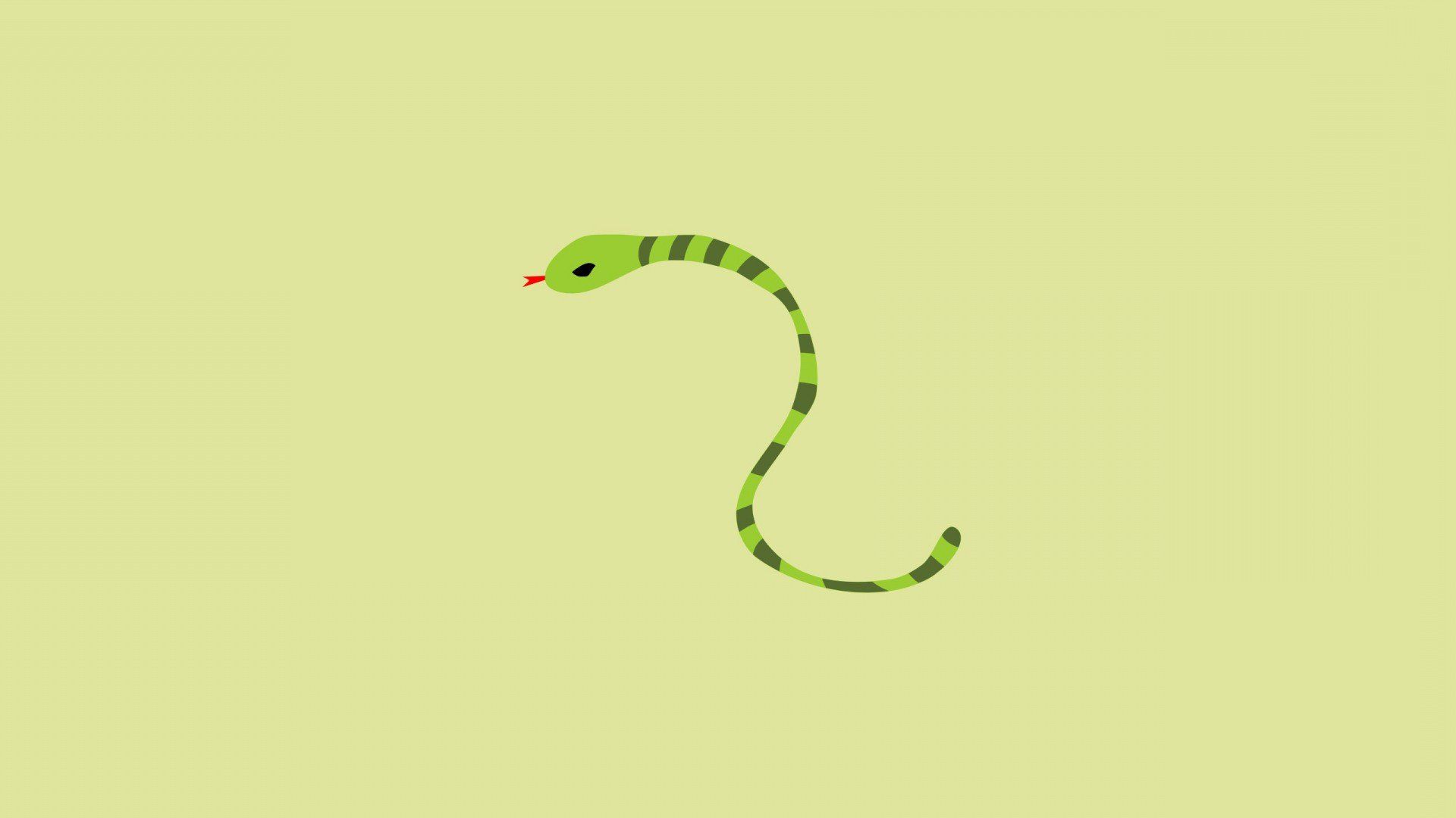 1920x1080 Snake Minimalism, HD Artist, 4k Wallpaper, Image, Background