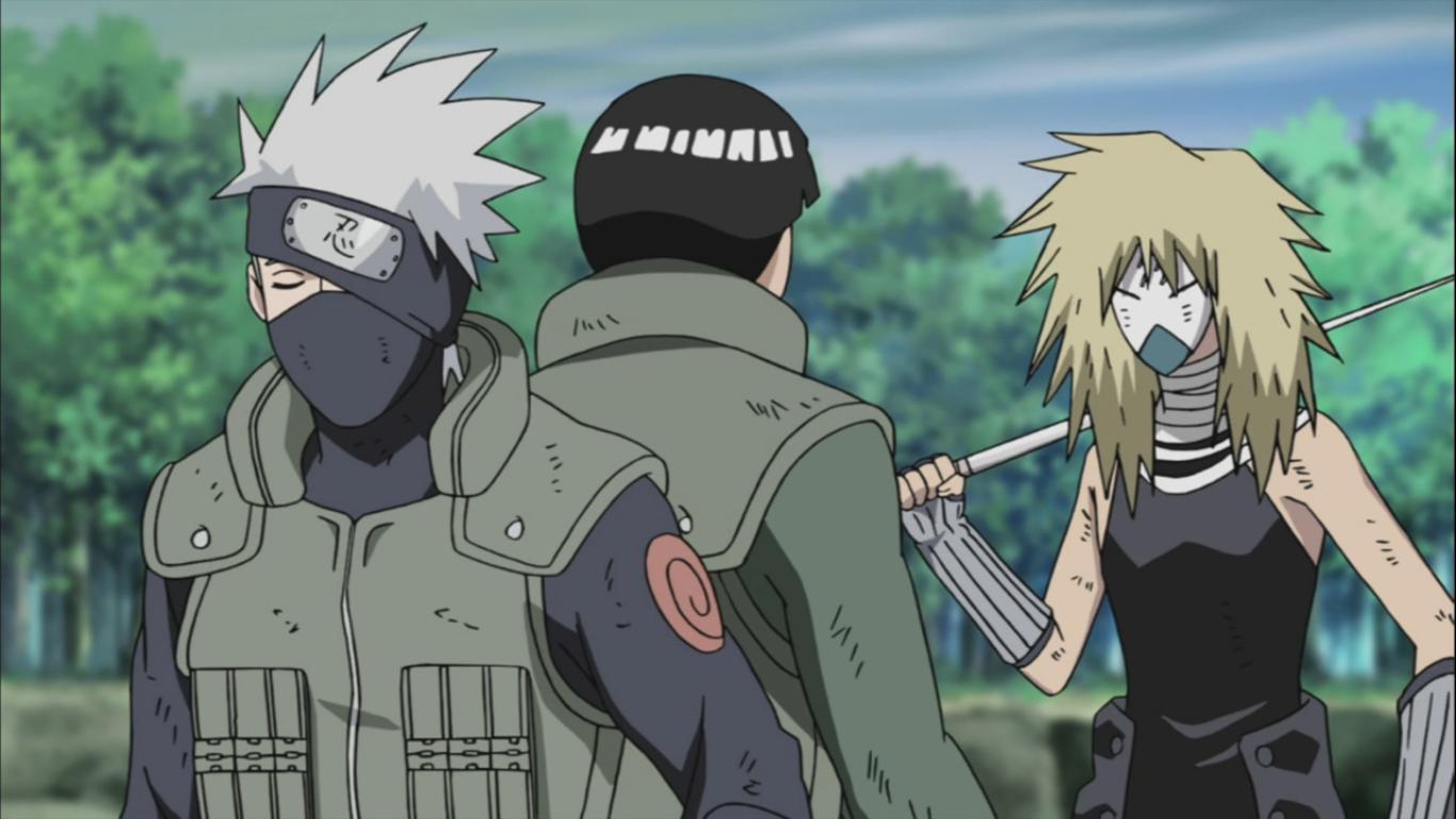 1366x768 Kakashi and Guy in sync. Daily Anime Art