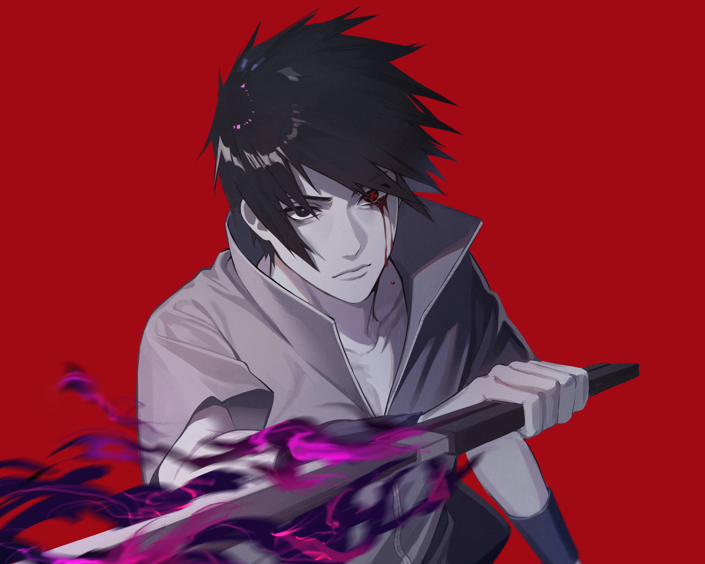 2998x2399 Sasuke Uchiha HD Naruto Minimal Wallpaper, HD Anime 4K Wallpaper, Image, Photo and Background