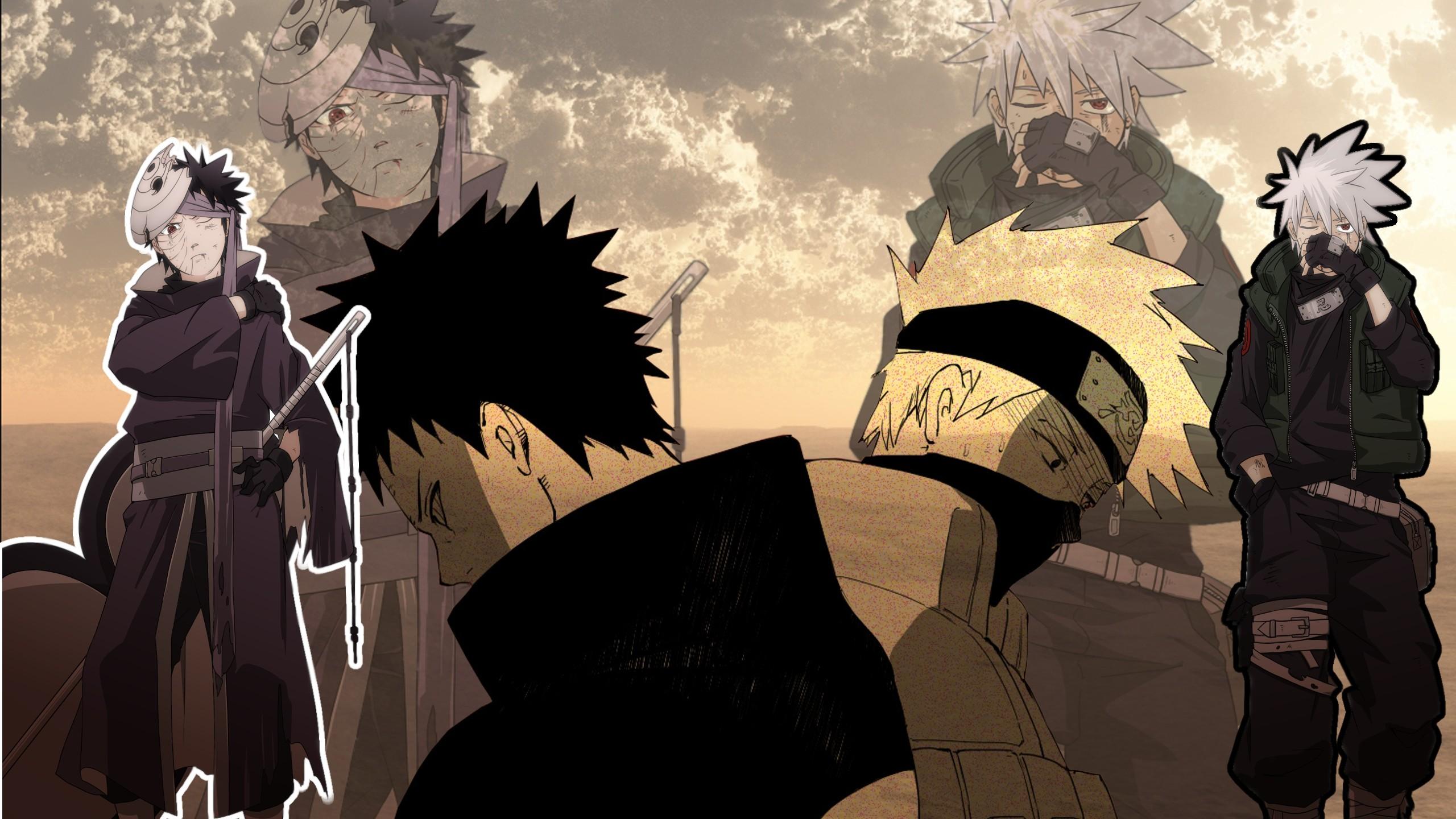 2560x1440 Kakashi And Obito Wallpaper