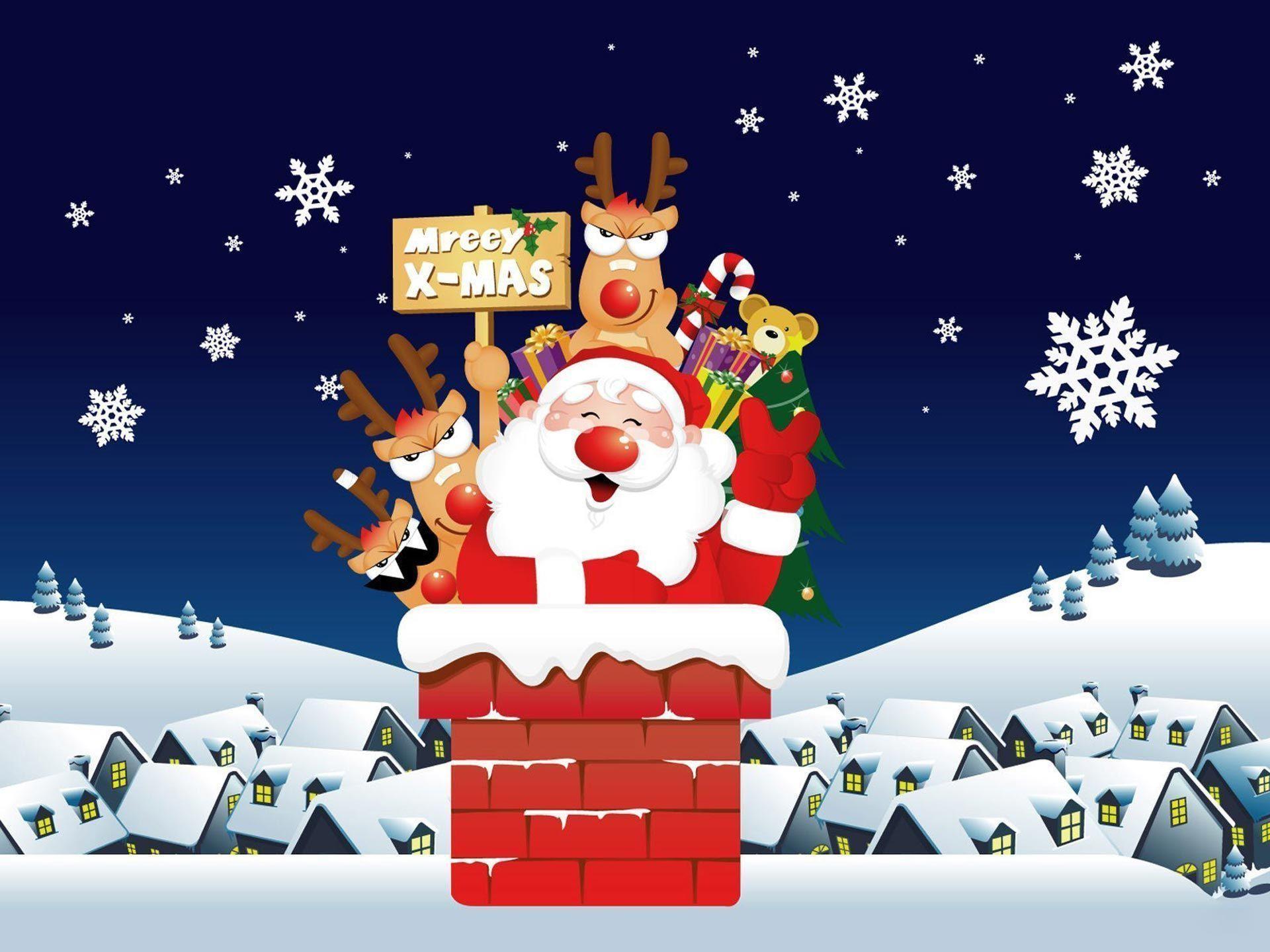1920x1440 Funny Christmas Desktop Background