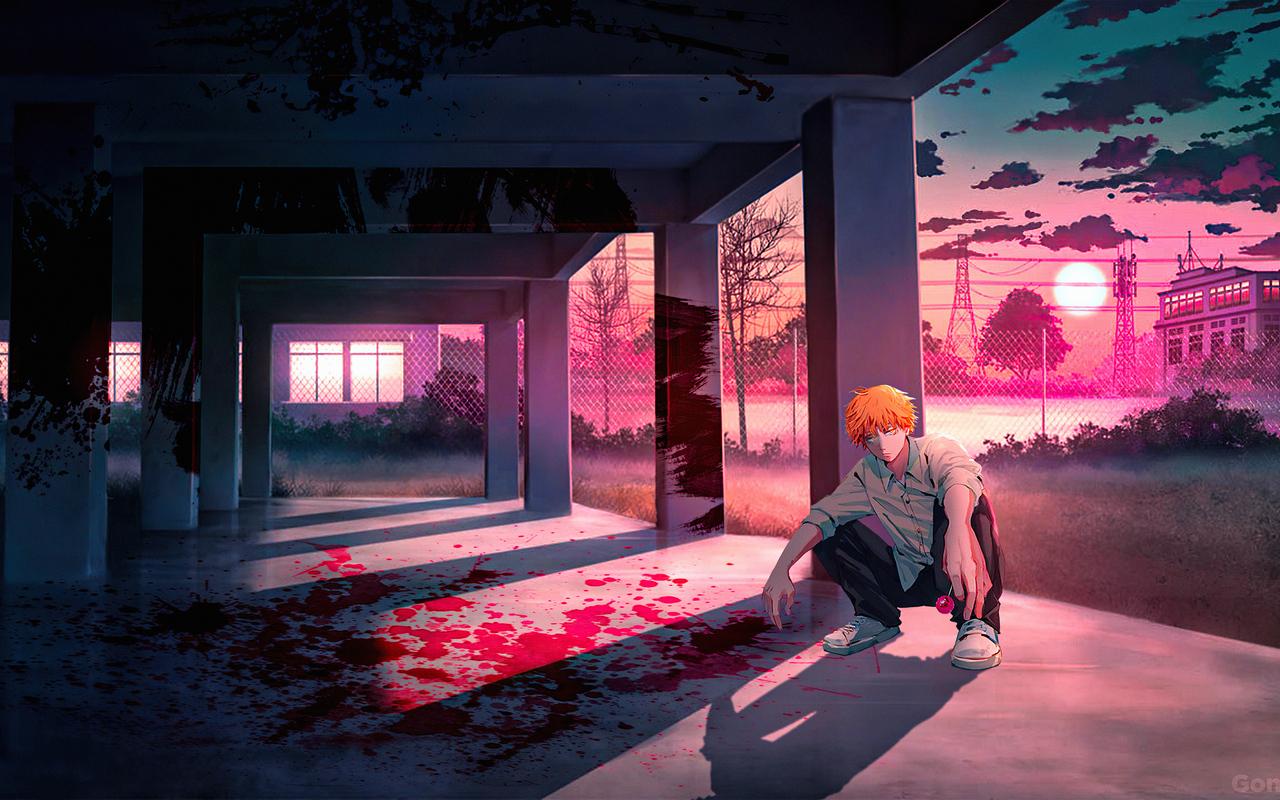 1280x800 Denji Chainsaw Man Anime Boy 4k 720P HD 4k Wallpaper, Image, Background, Photo and Picture