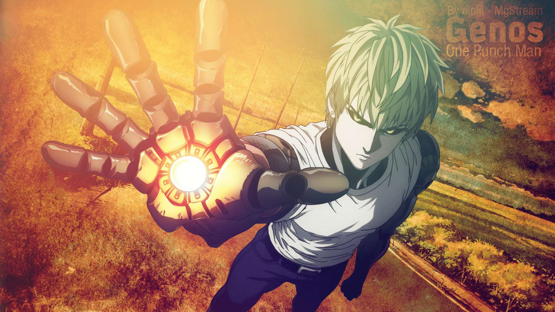 1920x1080 Anime One Punch Man Genos (One Punch Man) Wallpaper. One Punch, One Punch Man, Anime
