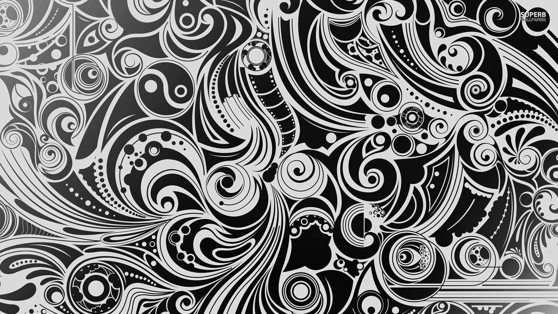 1920x1080 Free Black And White Art Wallpaper Downloads, Black And White Art Wallpaper for FREE