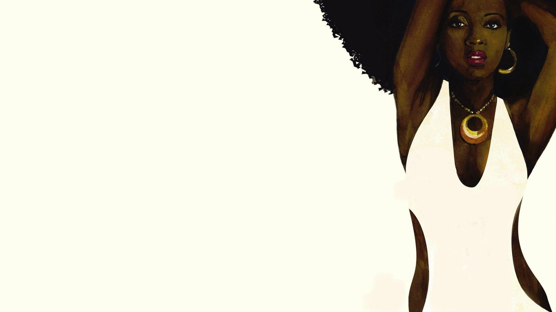 1920x1080 Download Empowering Beauty American Woman Artwork Wallpaper