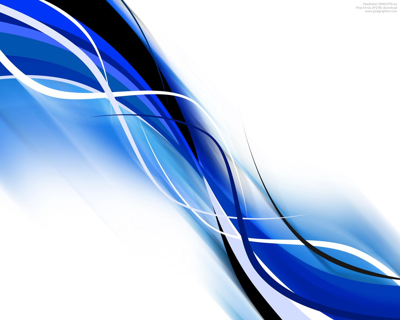 1280x1024 Red and blue abstract waves background