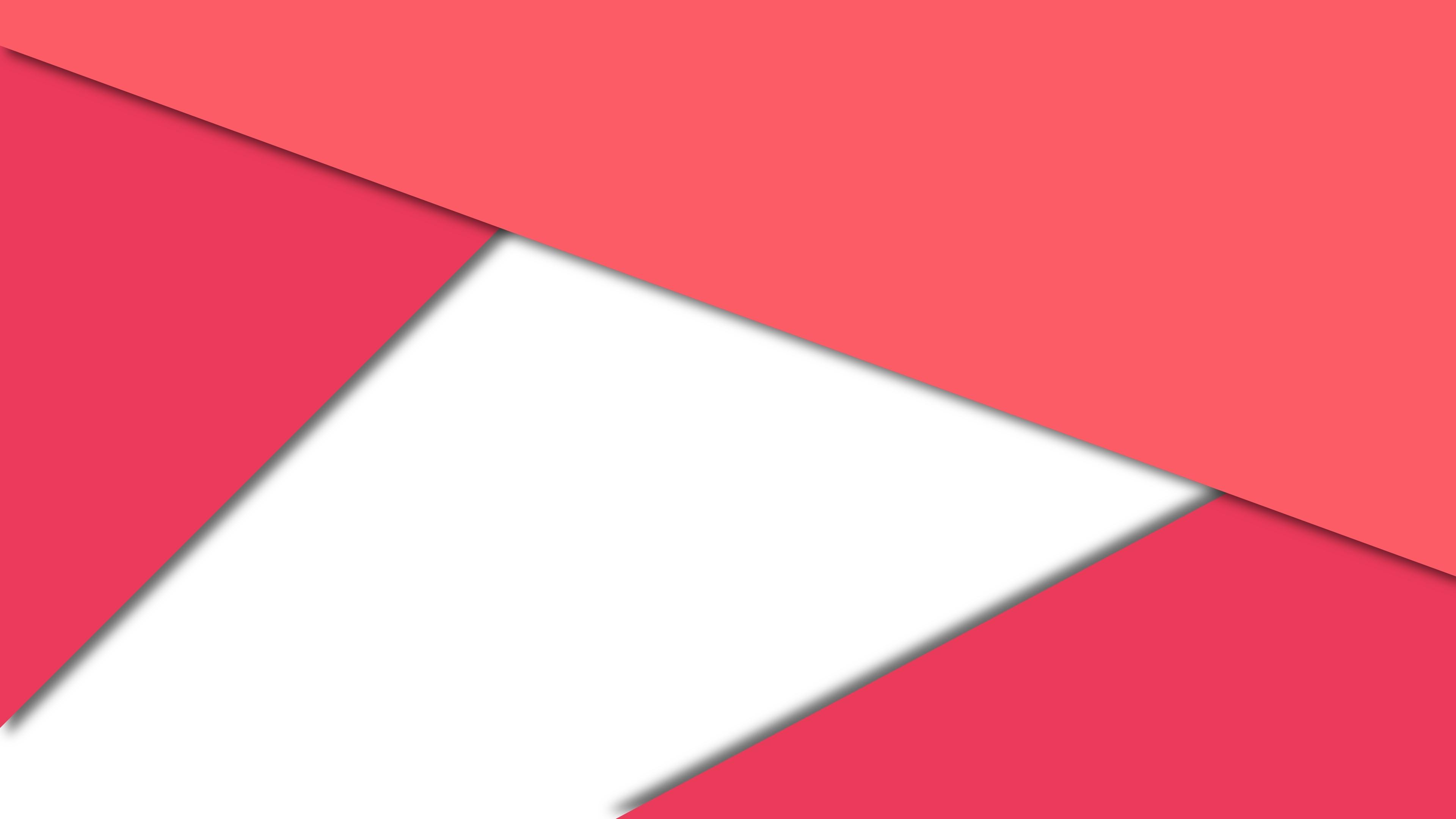 3840x2160 Red White Material Design 4k 4k HD 4k Wallpaper, Image, Background, Photo and Picture