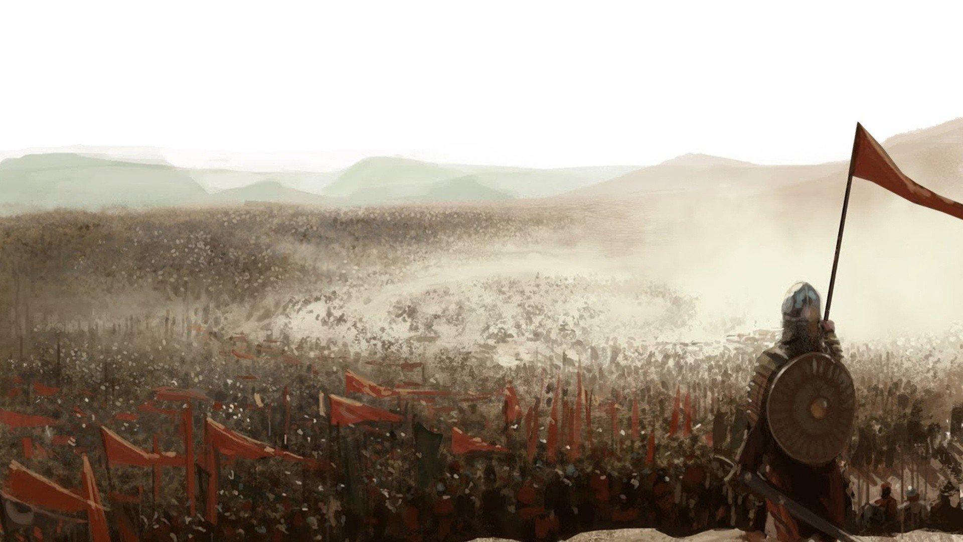 1920x1080 soldiers, War, Fantasy, Art, Kingdom, Of, Heaven, Battles Wallpaper HD / Desktop and Mobile Background