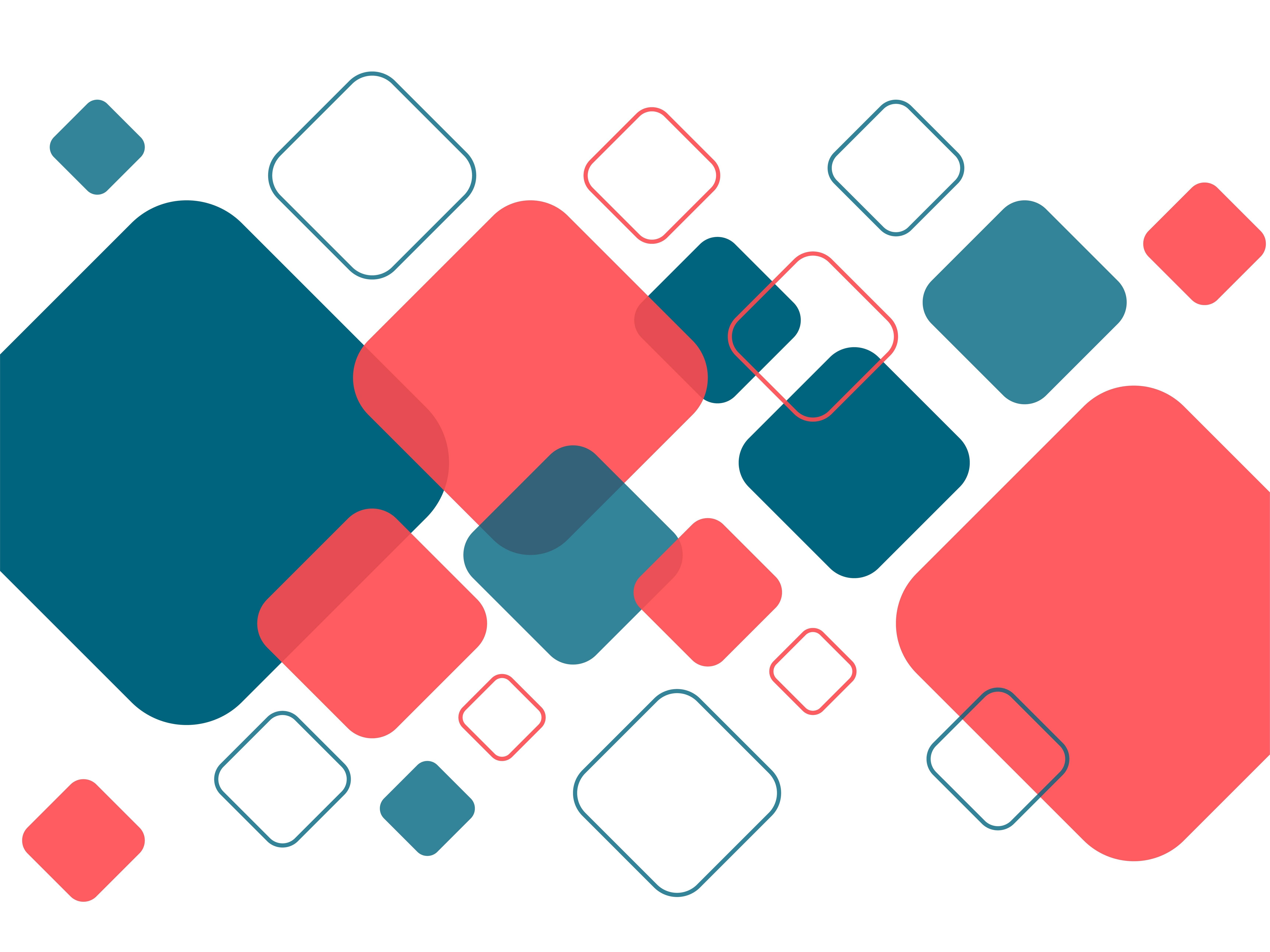 6901x5175 Wallpaper / abstract, white, blue, red, square, texture free download