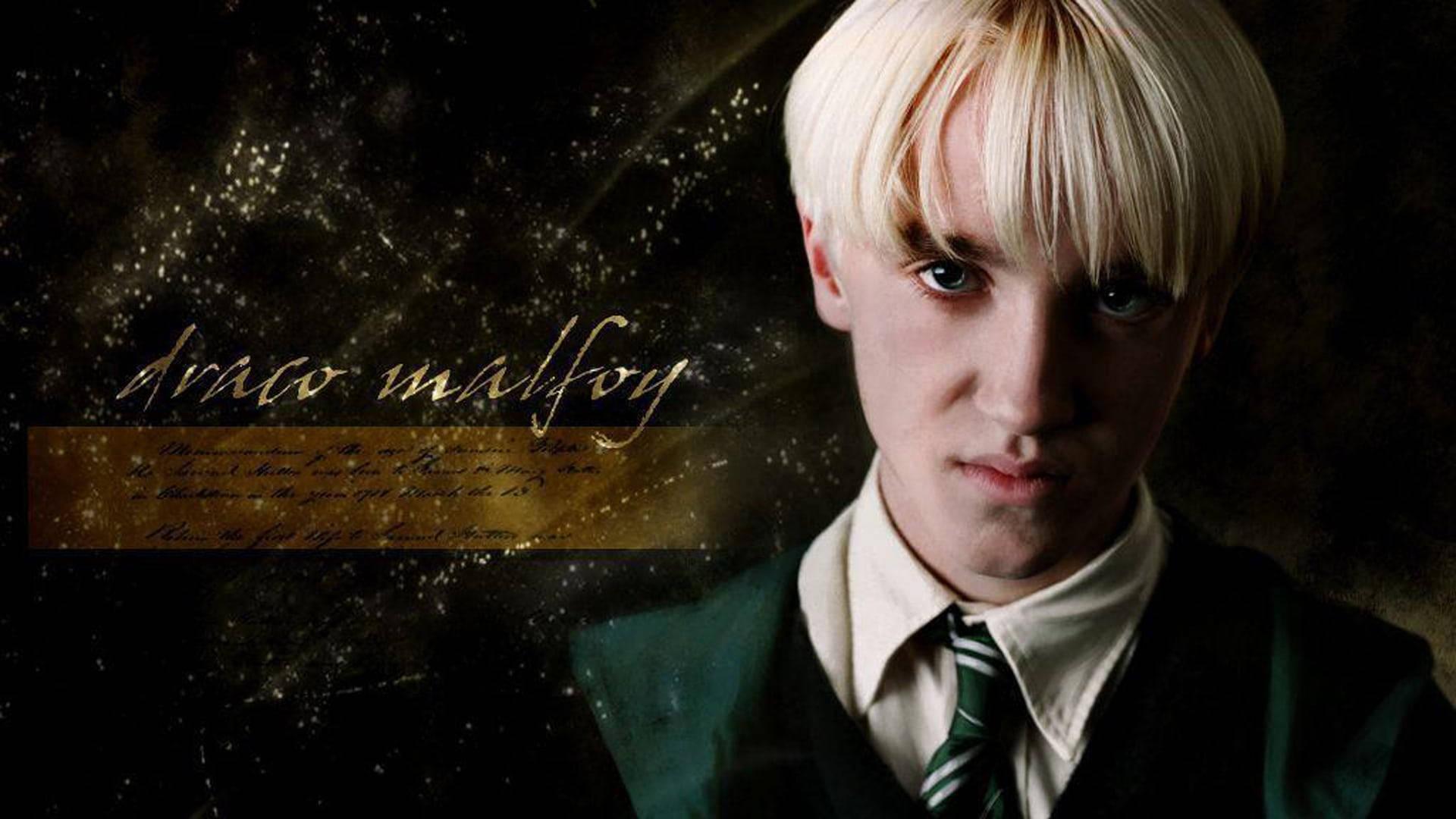 1920x1080 Download Draco Malfoy Fanart Poster Wallpaper