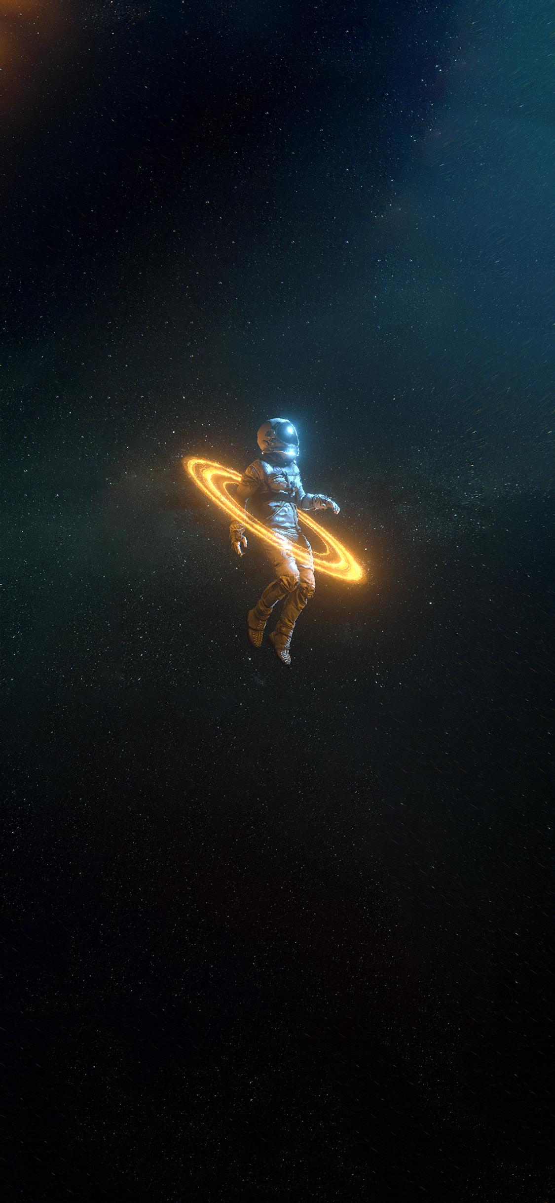 1125x2436 astronaut wallpaper iphone
