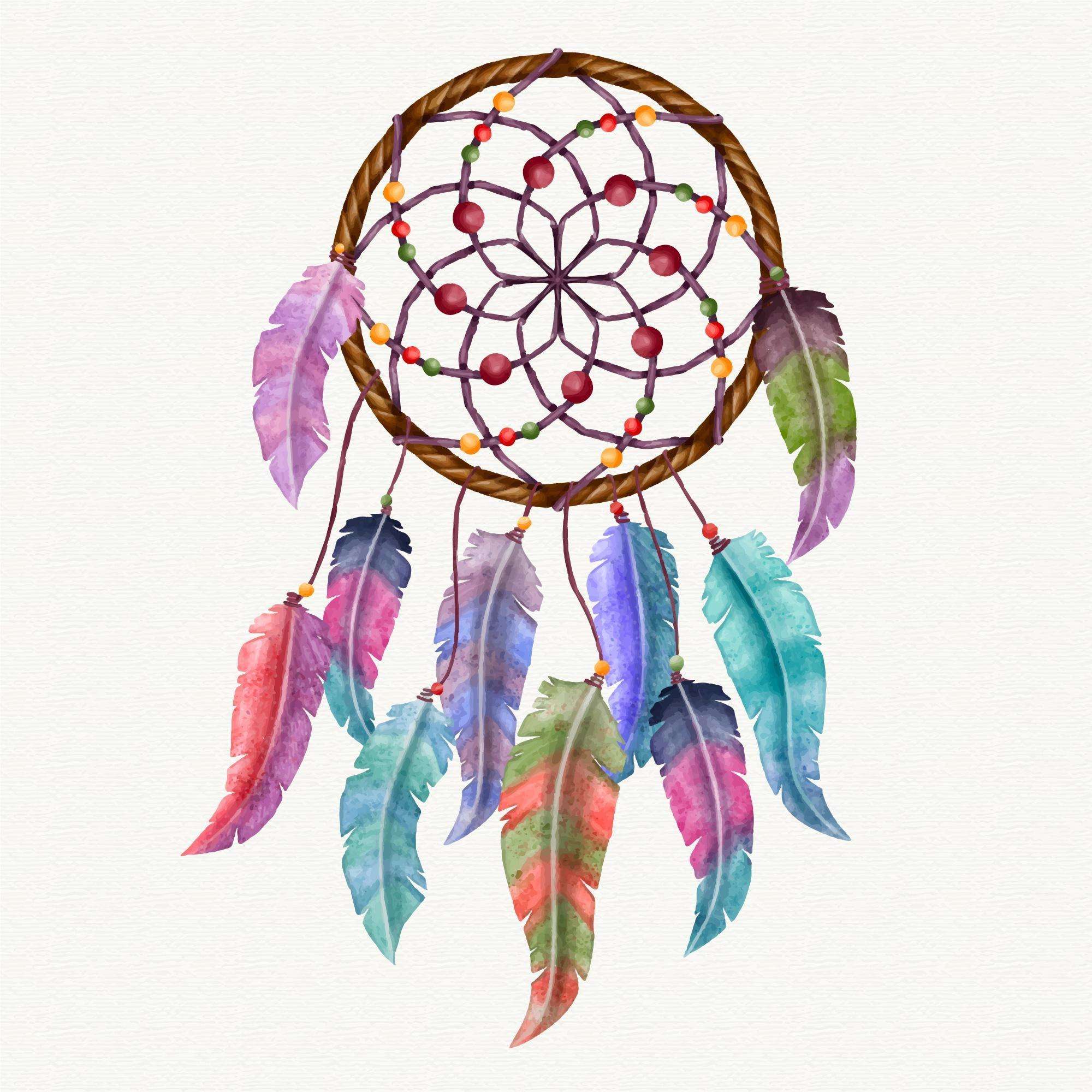 Watercolor Dream Catcher Wallpapers - Top Free Watercolor Dream Catcher ...