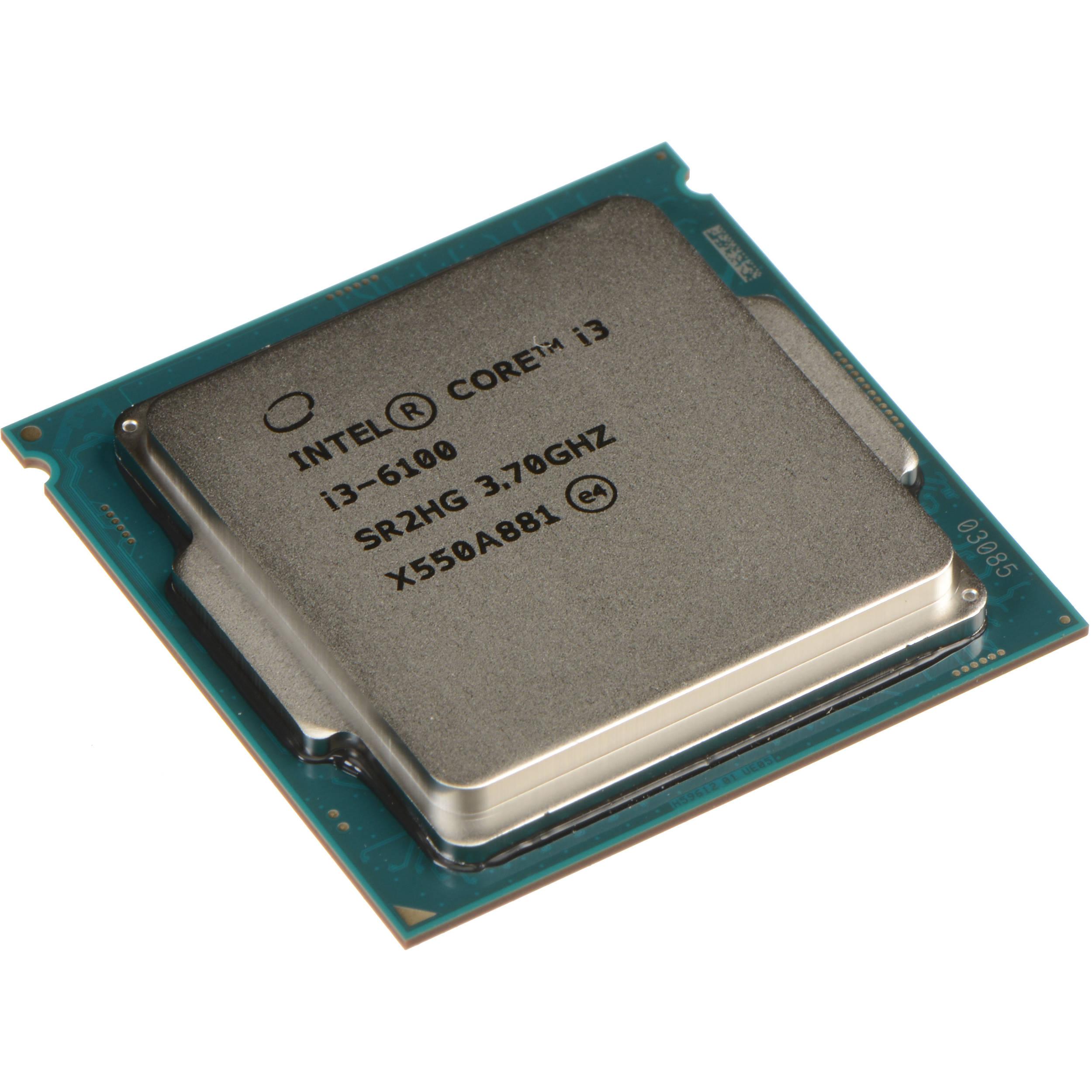 2500x2500 Intel Core I3 6100 3.7 GHz Dual Core LGA 1151 BX80662I36100 B&H
