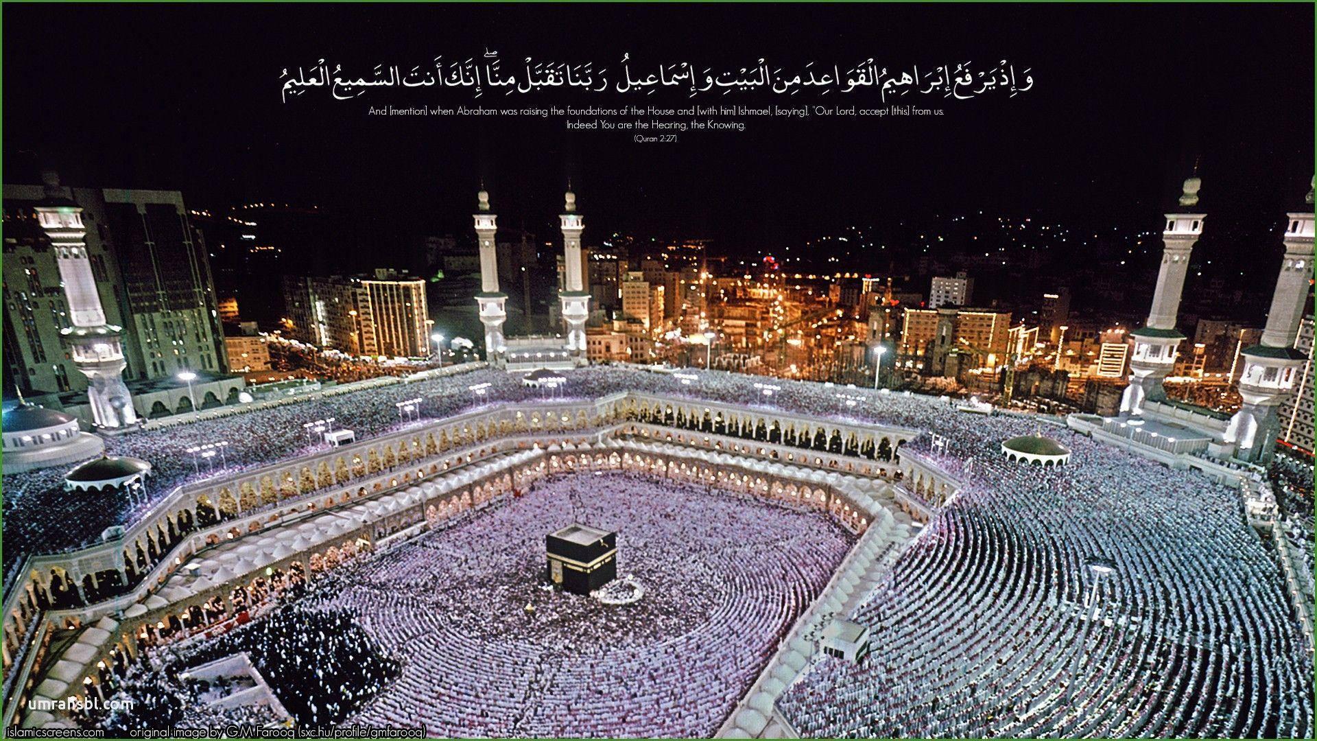 1920x1080 Download Kaaba Temple Hajj Crowd Makkah HD Wallpaper