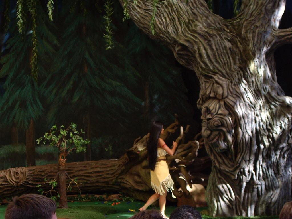 1024x768 Pocahontas and her Forest Friends. Disney's Animal Kingdom