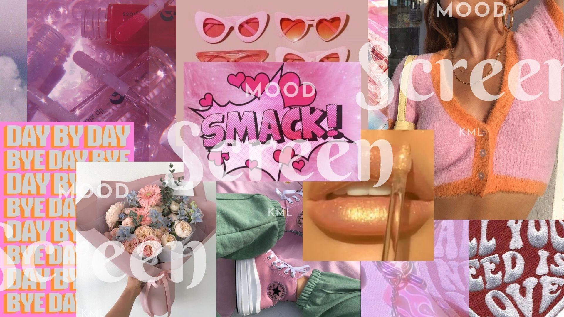 1920x1080 Pink Smackers Aesthetic: Digital Wallpaper & Mood Board