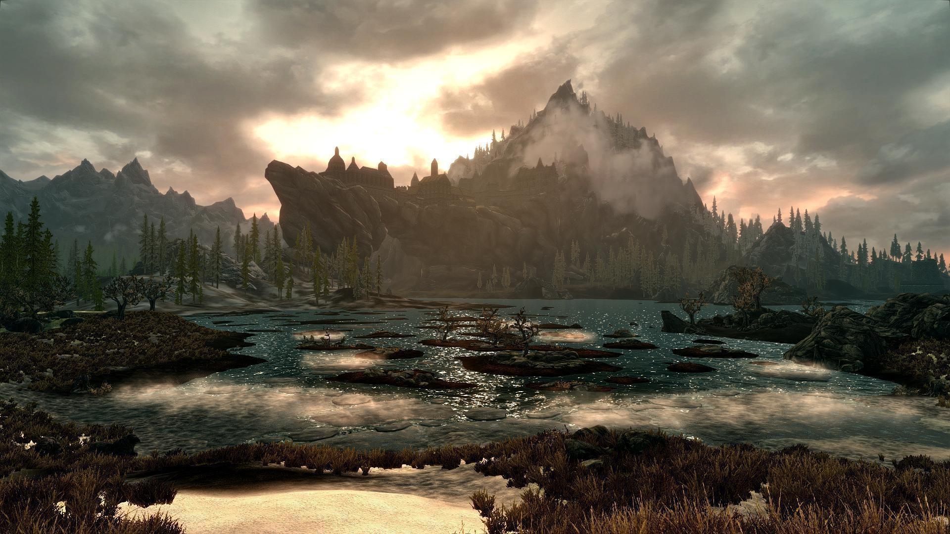 1920x1080 Skyrim Scenery Wallpaper