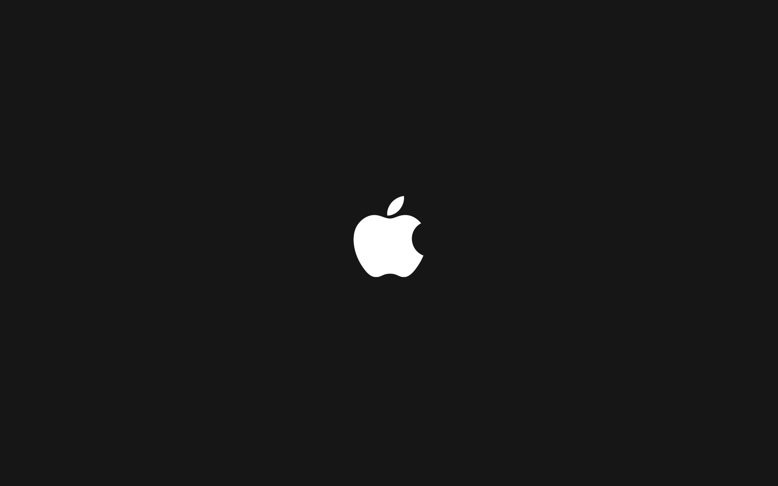 2560x1600 Apple Logo (black) desktop PC and Mac wallpaper