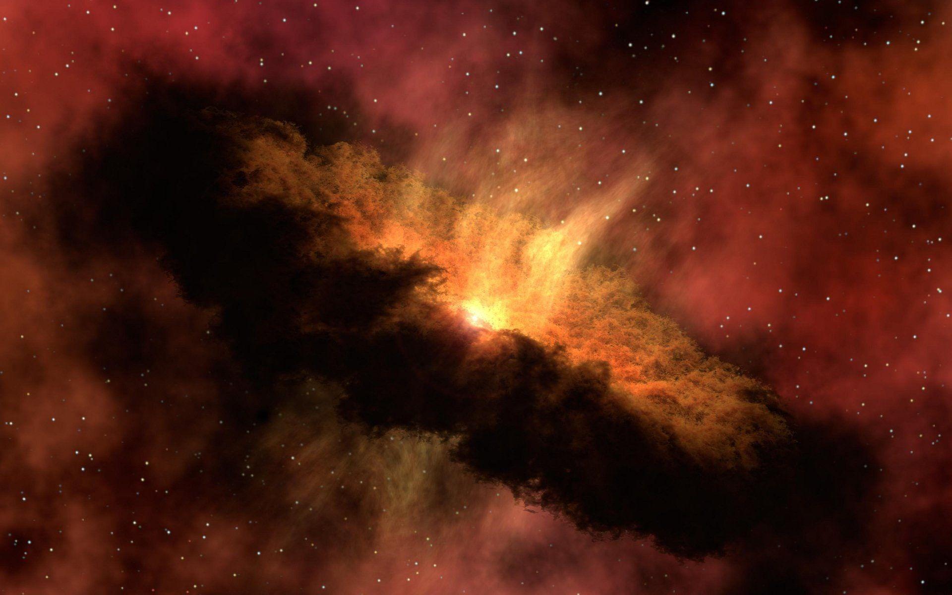 1920x1200 Red and Orange Galaxy Illustration · Free