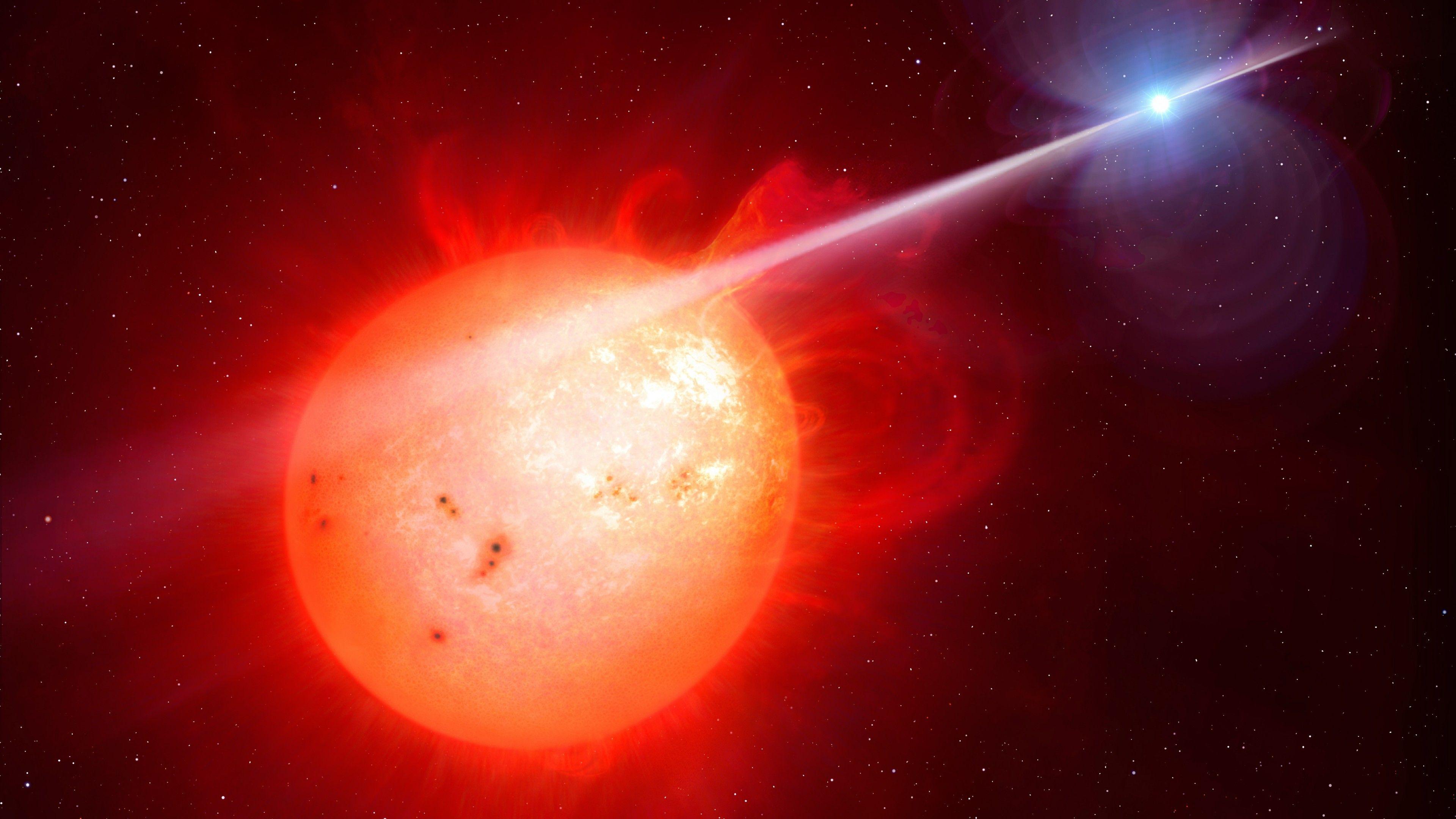 3840x2160 AR Scorpii Pulsar 4K UltraHD Wallpaper. Wallpaper Studio 10. Tens