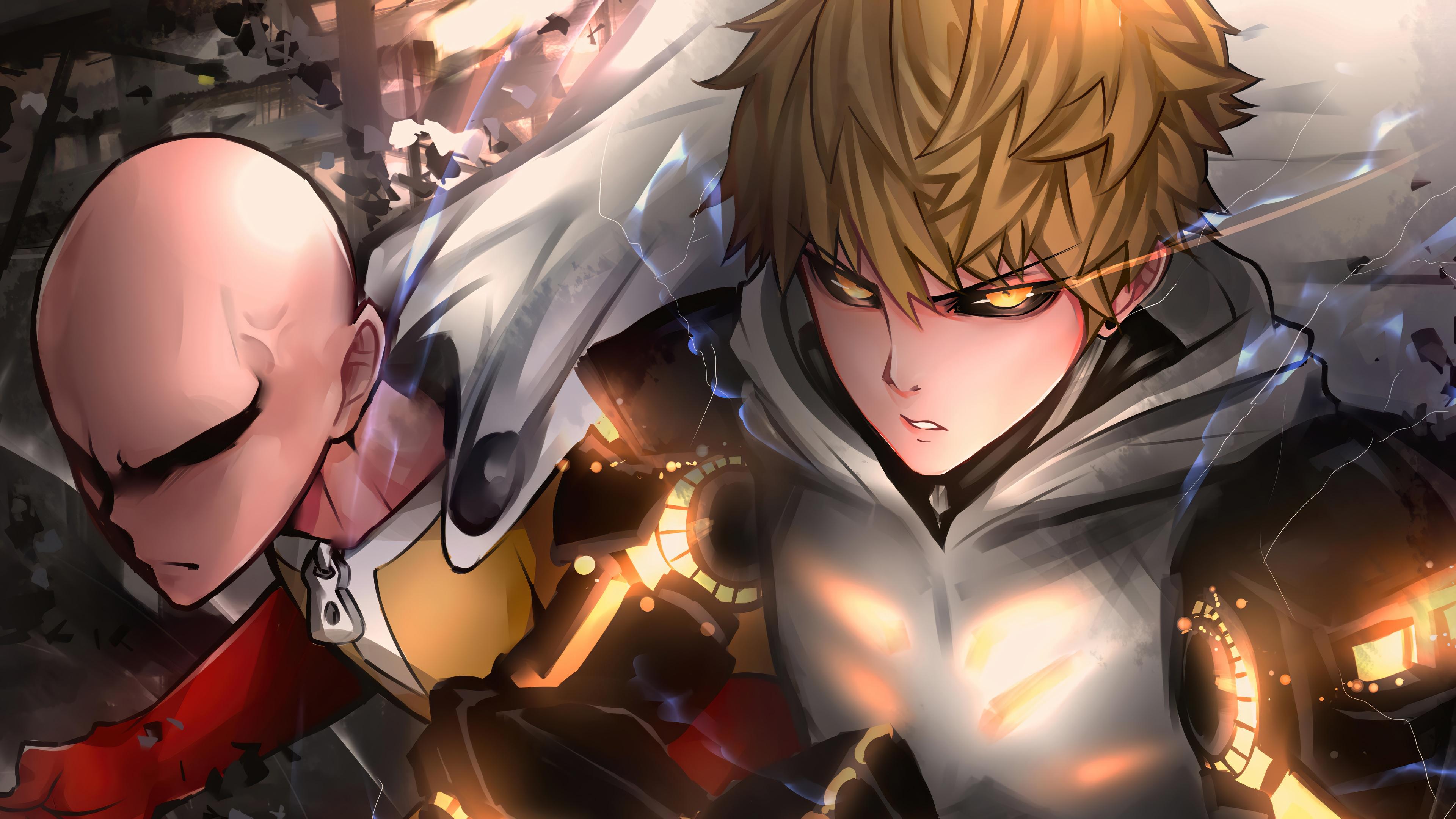 3840x2160 One Punch Man 4K, Saitama (One Punch Man), Genos (One Punch Man) Gallery HD Wallpaper
