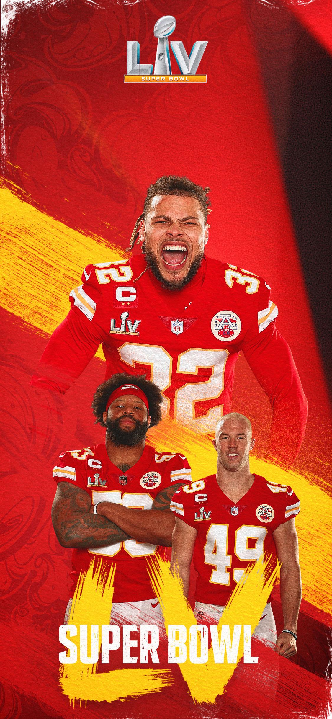 1125x2436 Kansas City Chiefs - #SBLV wallpaper