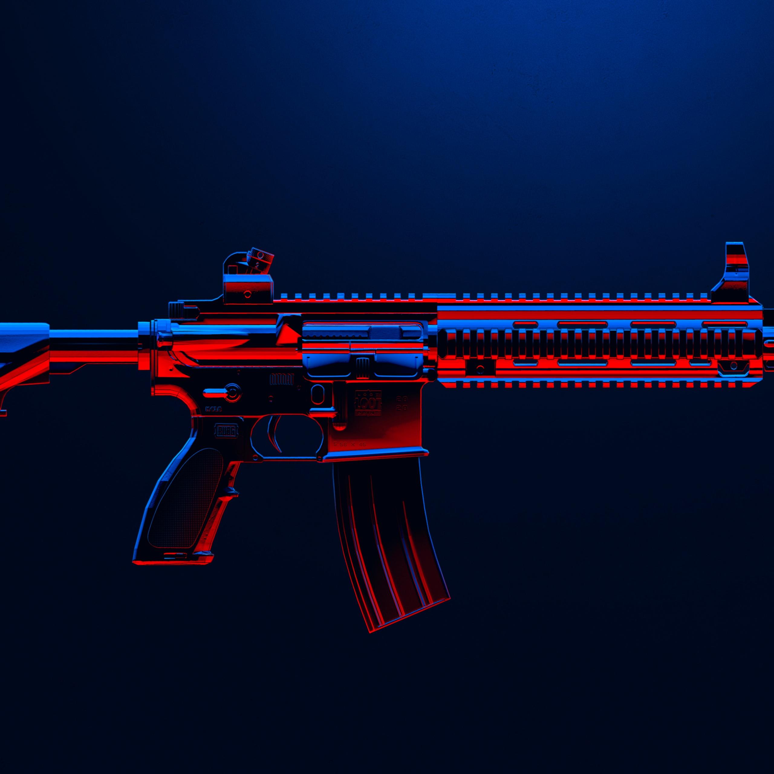 2560x2560 M416 Wallpaper 4K, PUBG MOBILE, Assault rifle