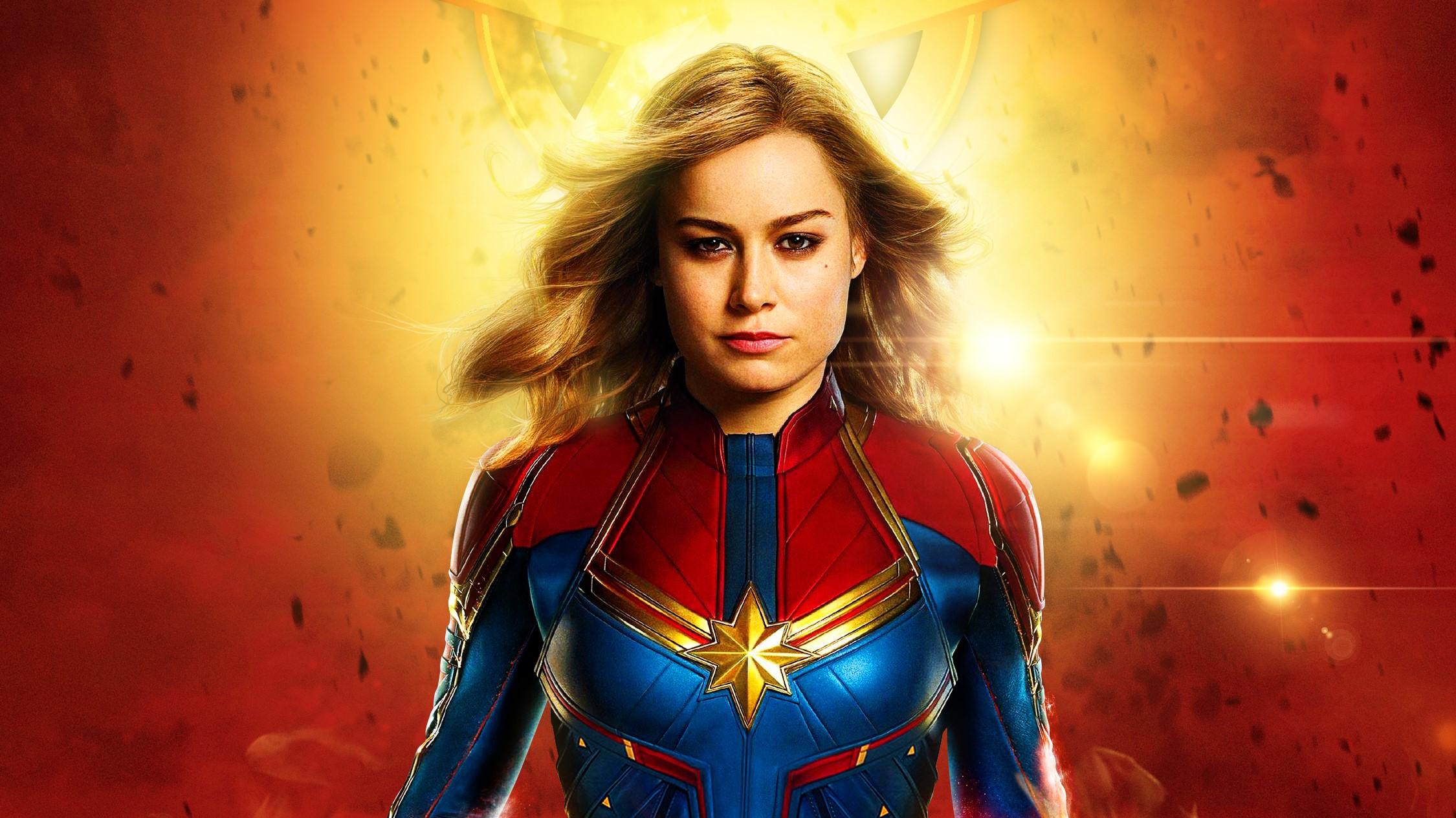 2250x1265 Wallpaper / captain marvel movie, captain marvel, 2019 movies, movies, hd, poster free download