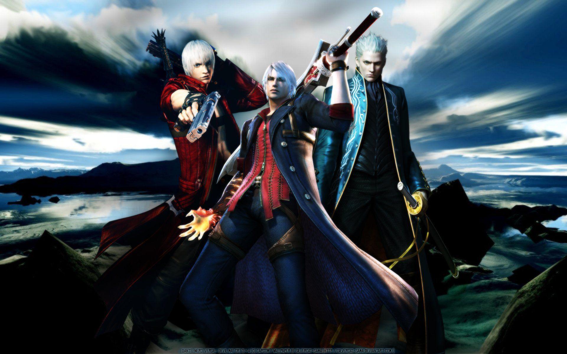 1920x1200 Devil May Cry 4 Wallpaper Nero And Dante