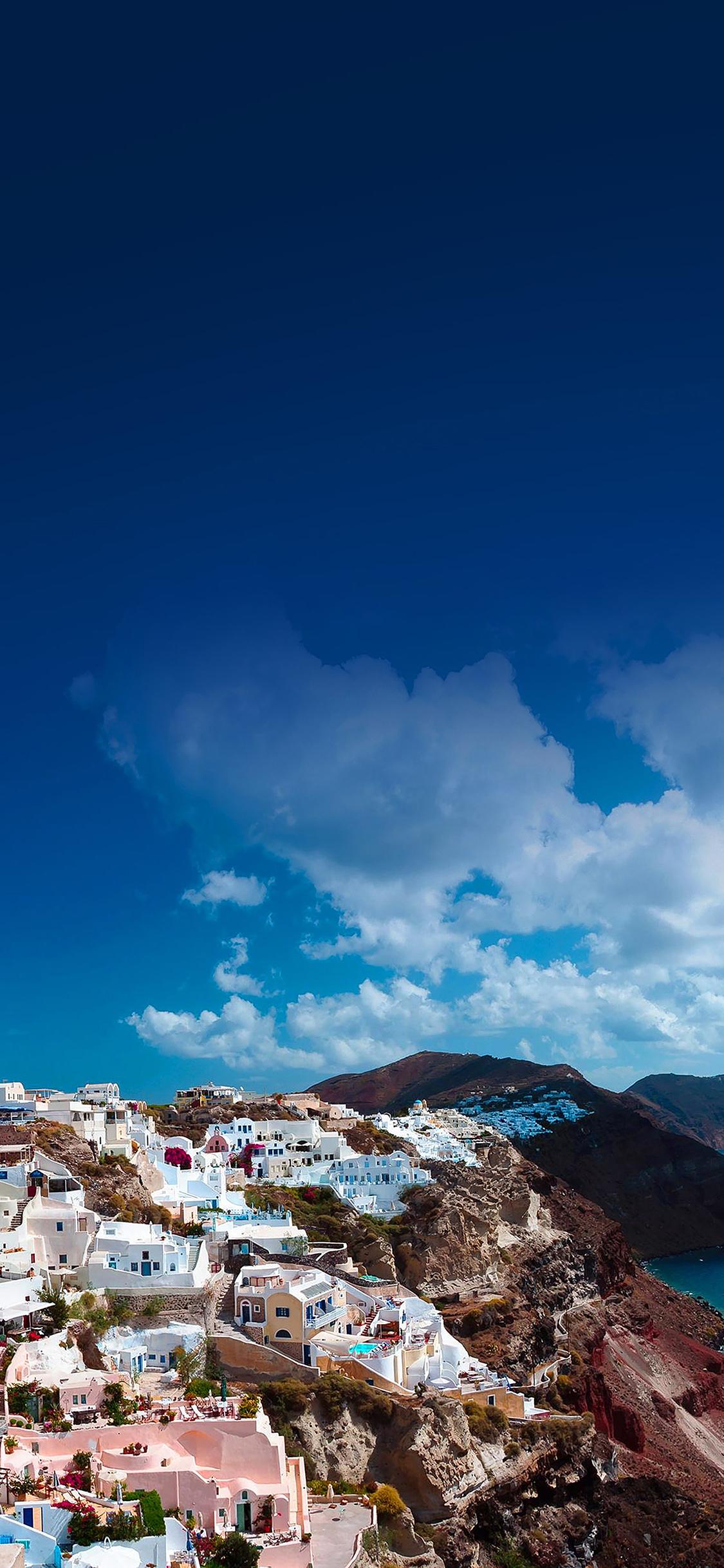 1125x2436 iPhoneXpapers sunny day greece sea nature