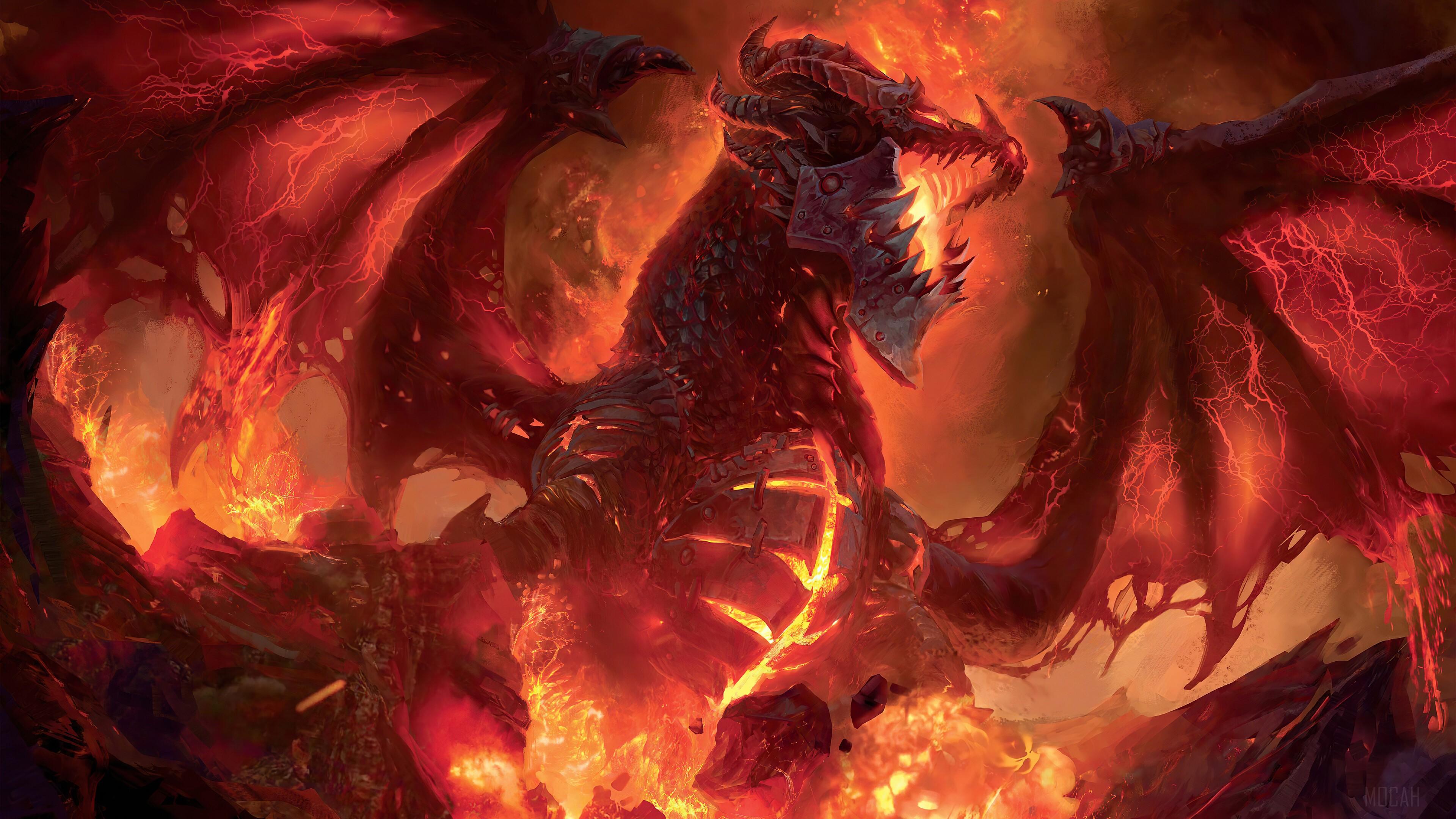 3840x2160 Fantasy, Dragon, World of Warcraft, WoW, Video Game 4k Gallery HD Wallpaper