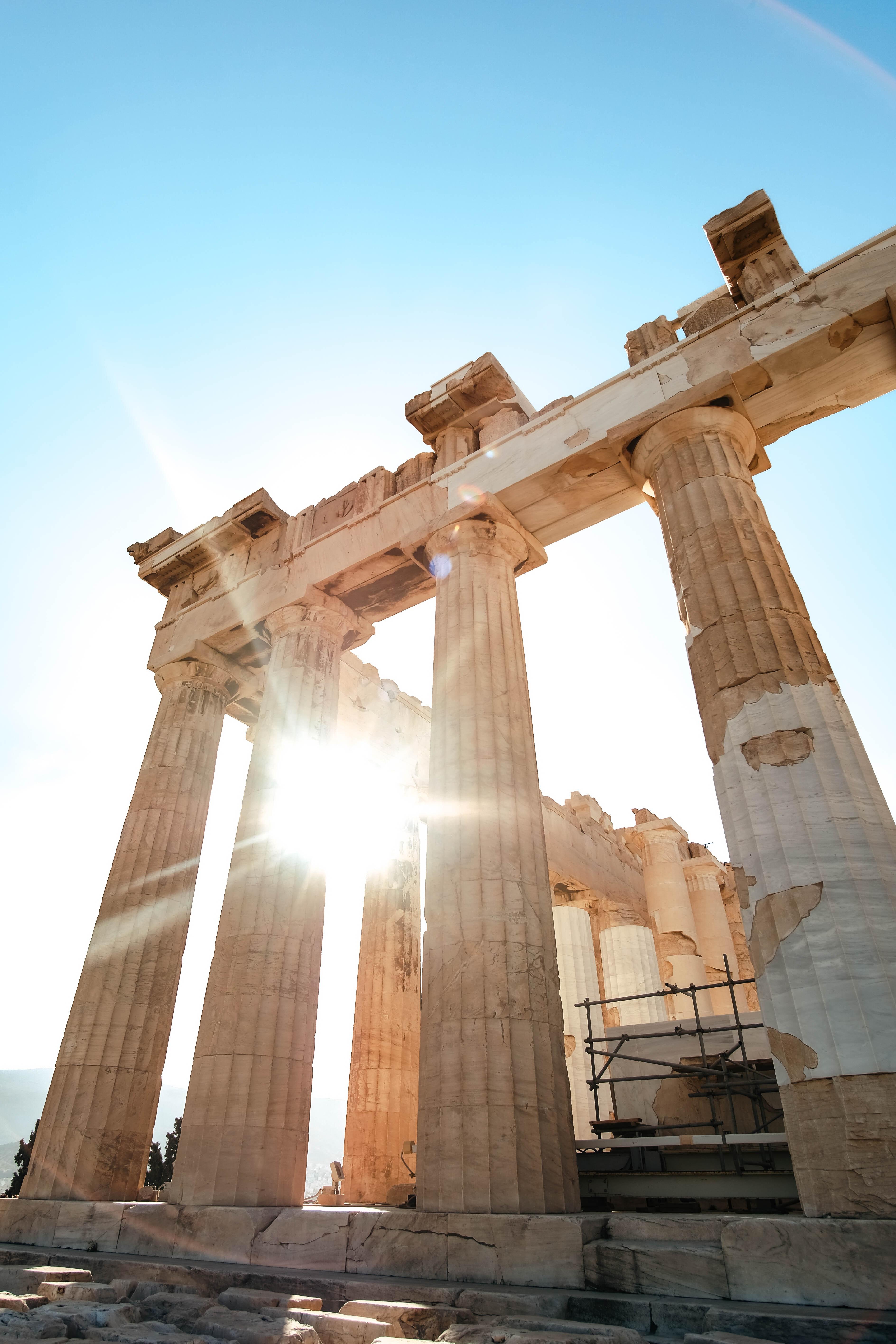 3777x5666 Ancient Pillars of an Acropolis · Free