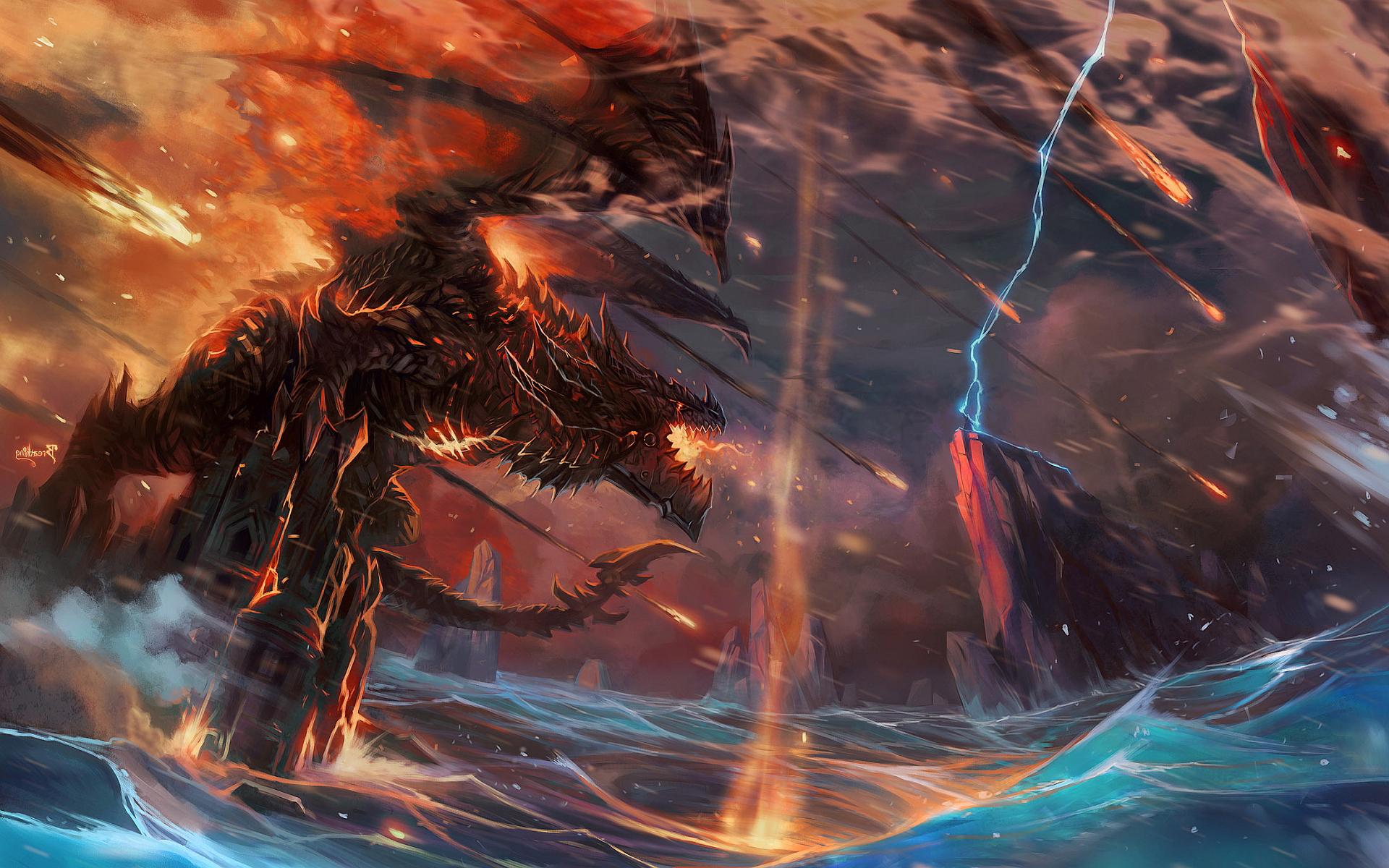 1920x1200 Dragon wow art