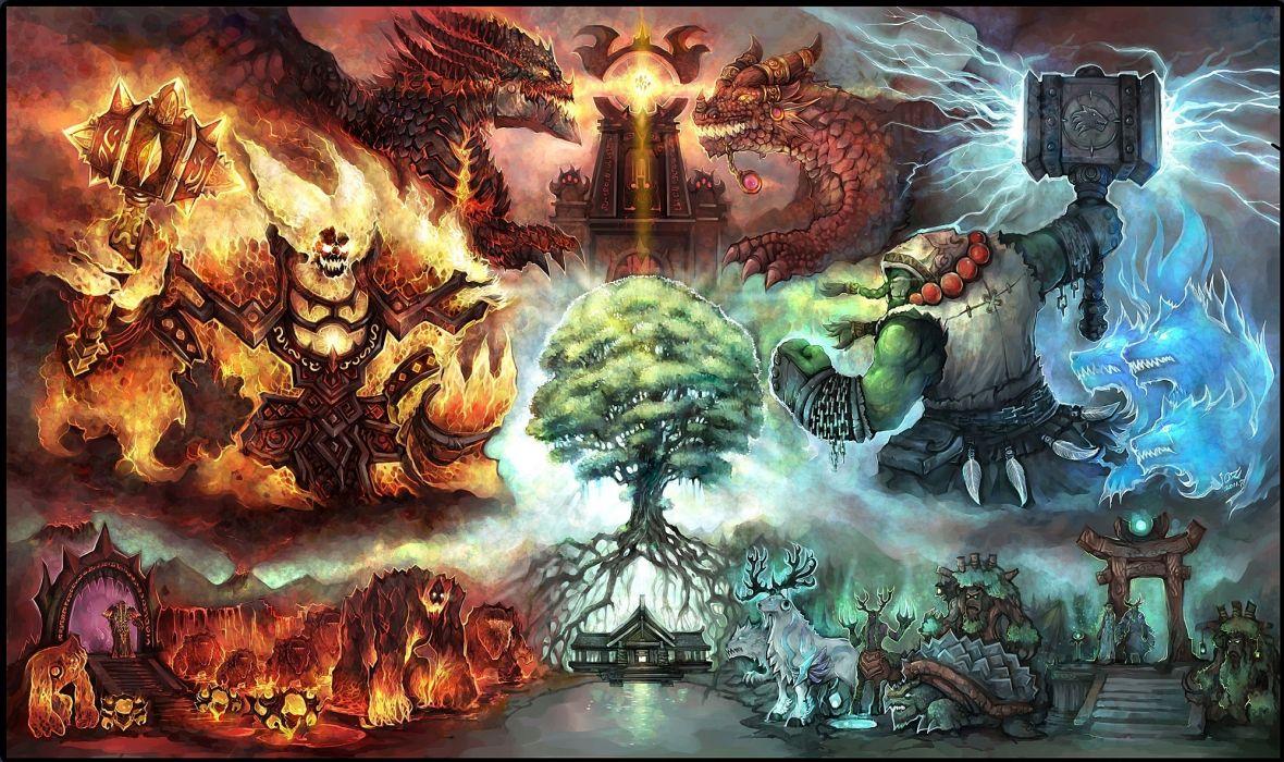 1180x700 World of WarCraft ( WoW ) Monster Dragon Warrior Games Fantasy wallpaperx1184