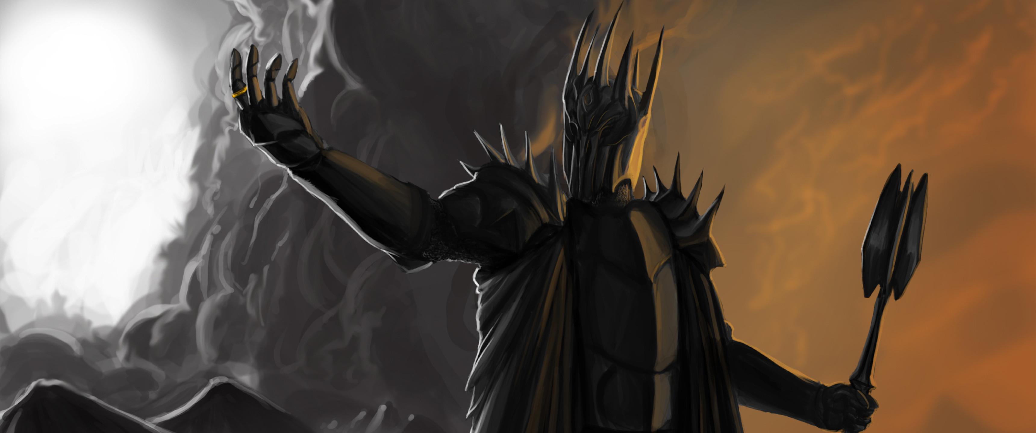 Моргот благословляющий. Тёмный Властелин Саурон.