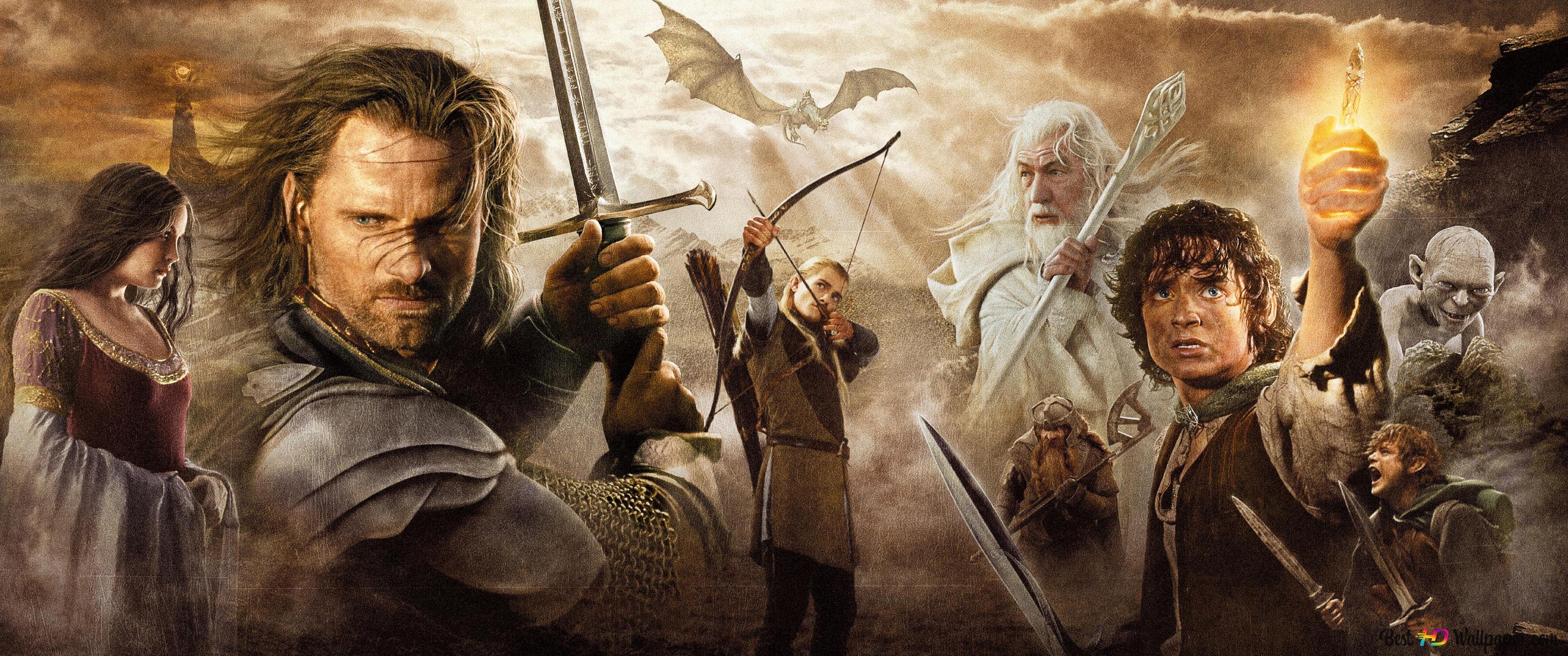 3440x1440 The Lord of The Rings: The Return of The King 4K wallpaper download