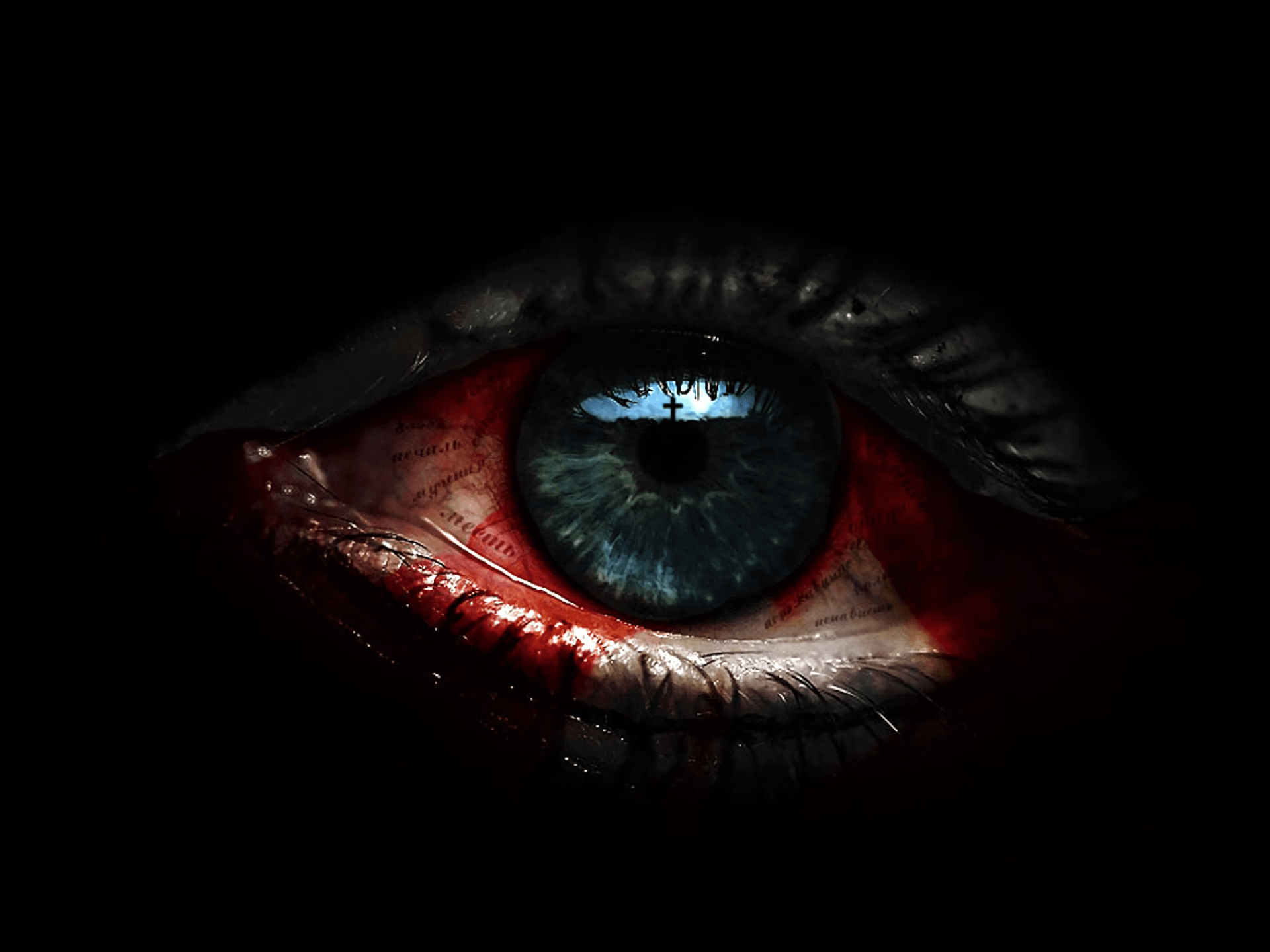 1920x1440 Scary Eye