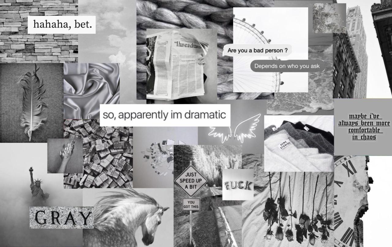 1280x806 Gray Aesthetic Laptop Wallpaper