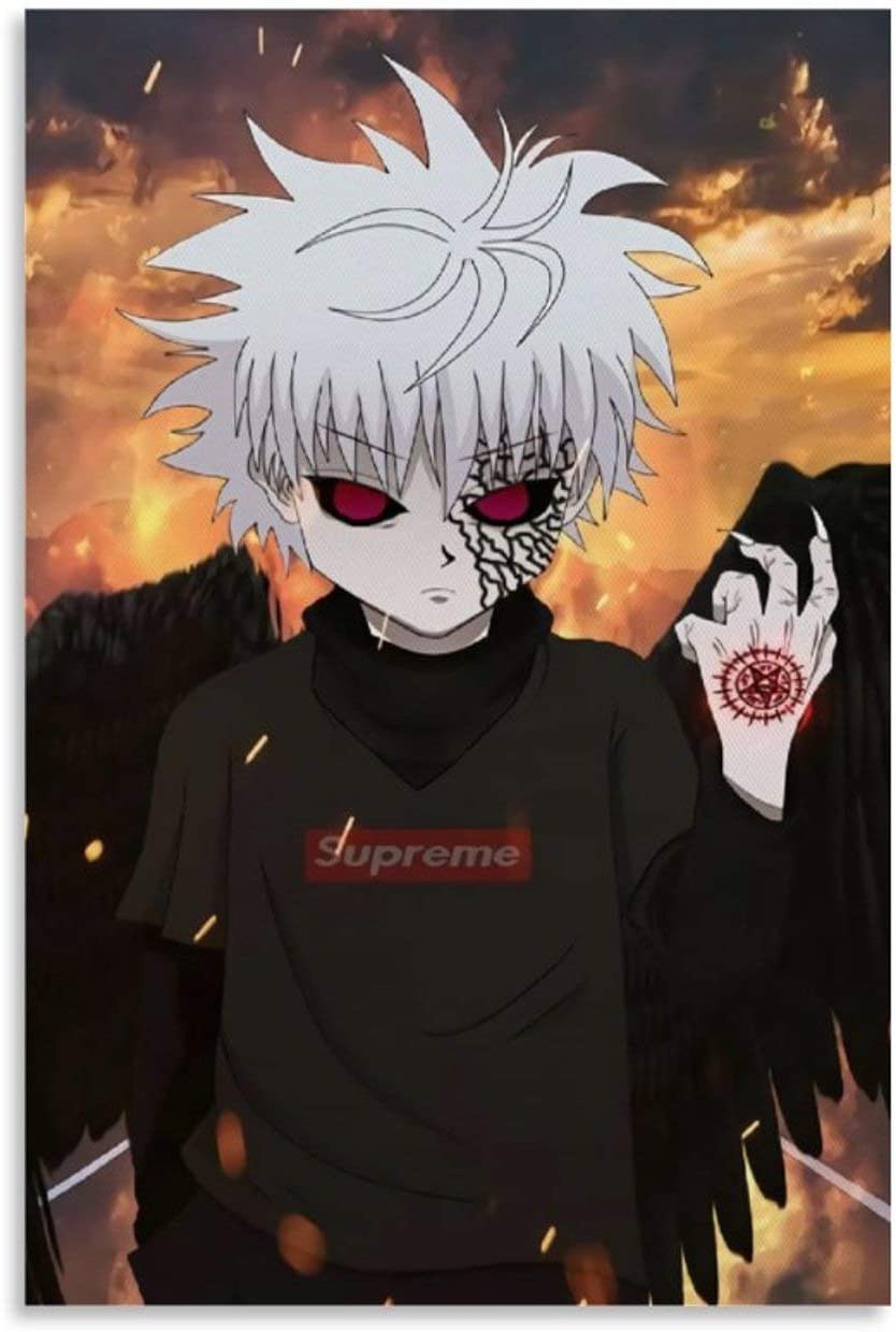 834x1240 Anime Poster Hunter×Hunter Killua Zoldyck Canvas Art Poster and Wall Art Print Modern Family Bedroom 60x90cm : Amazon.de: Home & Kitchen