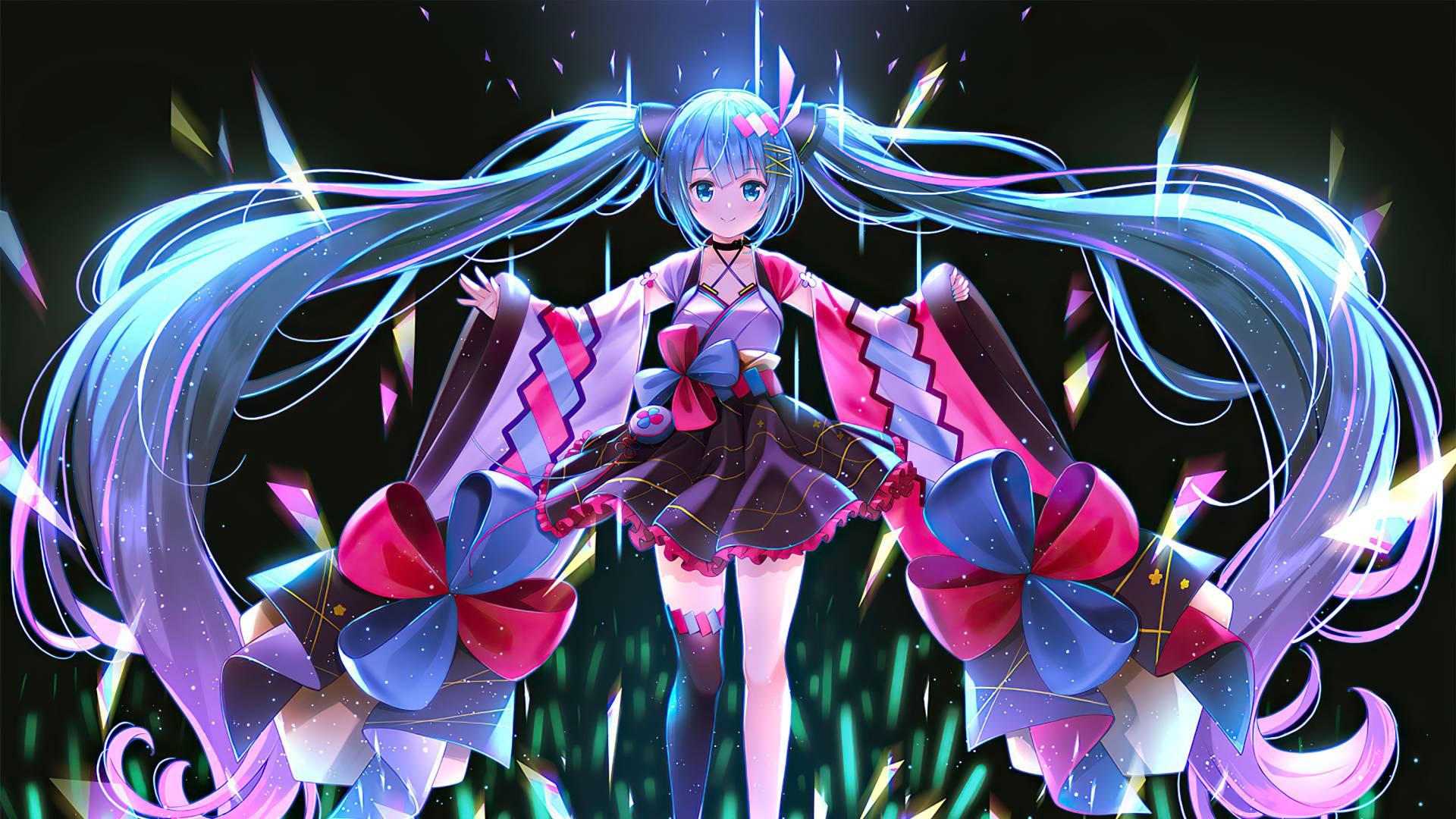 1920x1080 Hatsune Miku Vocaloid 1080P Laptop Full HD Wallpaper, HD Anime 4K Wallpaper, Image, Photo and Background