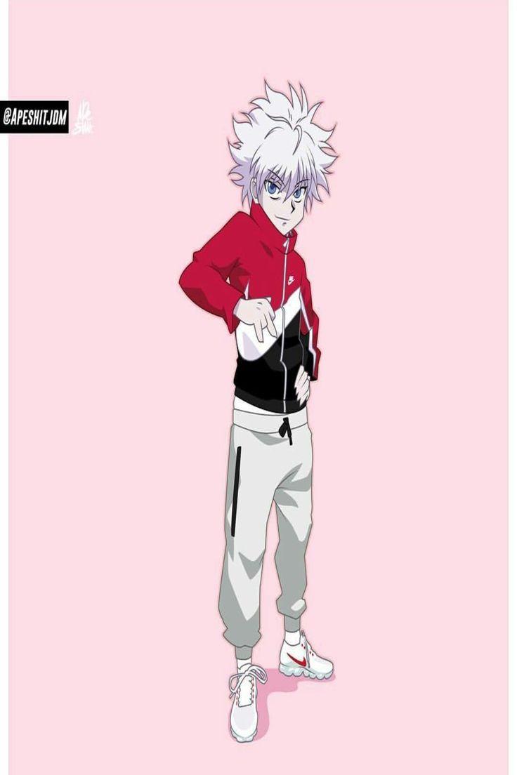 736x1104 killua hypebeast version. Fond d'écran téléphone manga, Illustrations animées, Dessin manga