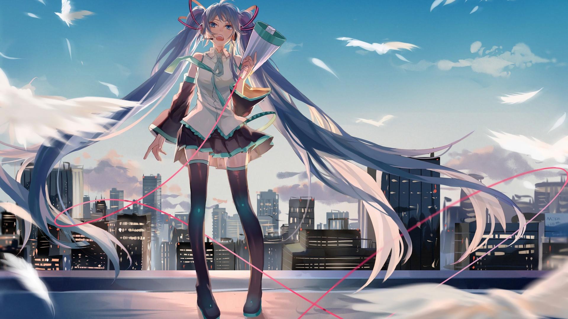 1920x1080 Vocaloid Hatsune Miku Anime 4k Laptop Full HD 1080P HD 4k Wallpaper, Image, Background, Photo and Picture