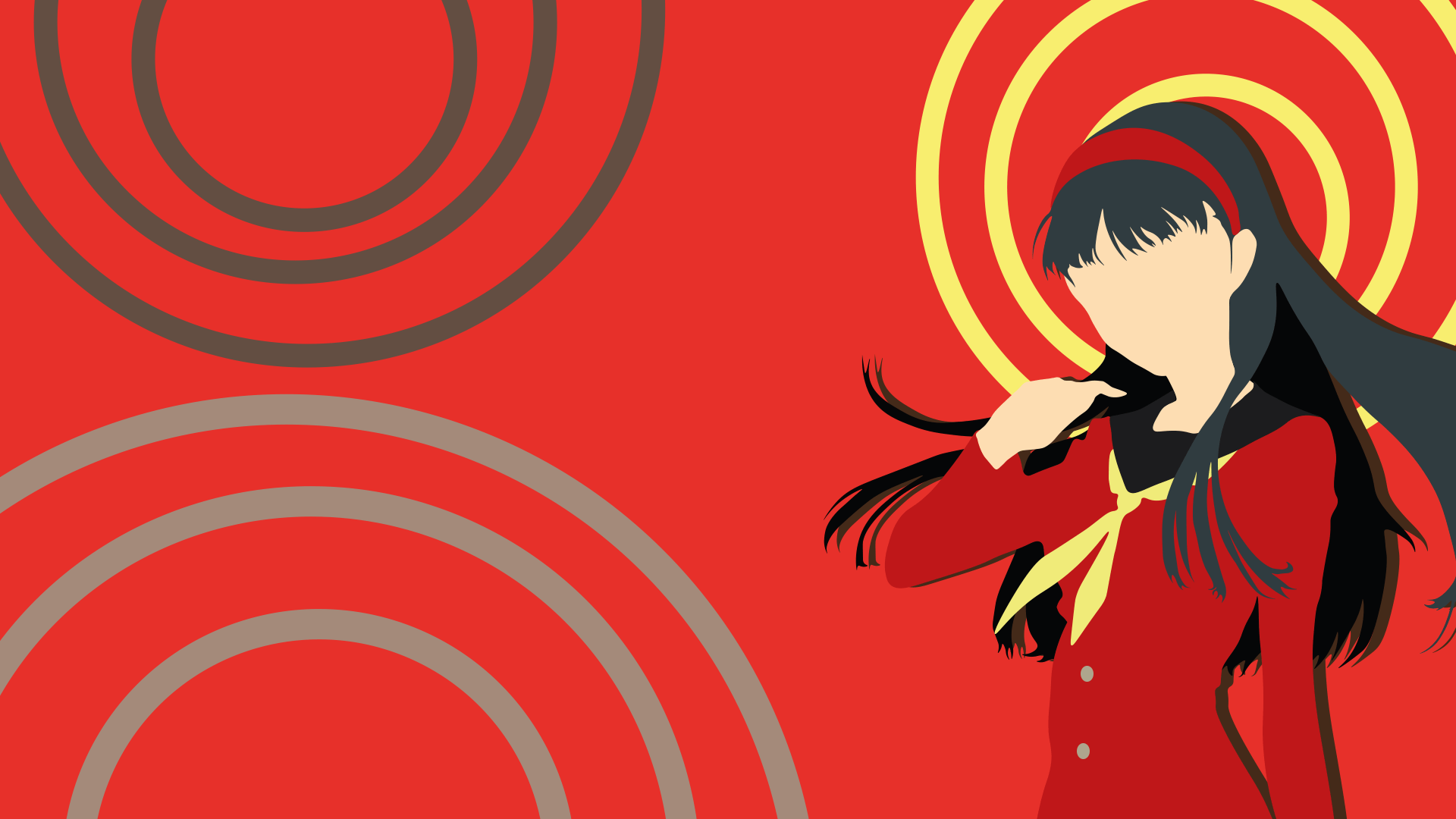 1920x1080 Persona 4 Naoto, Marie and Yukiko Wallpaper made