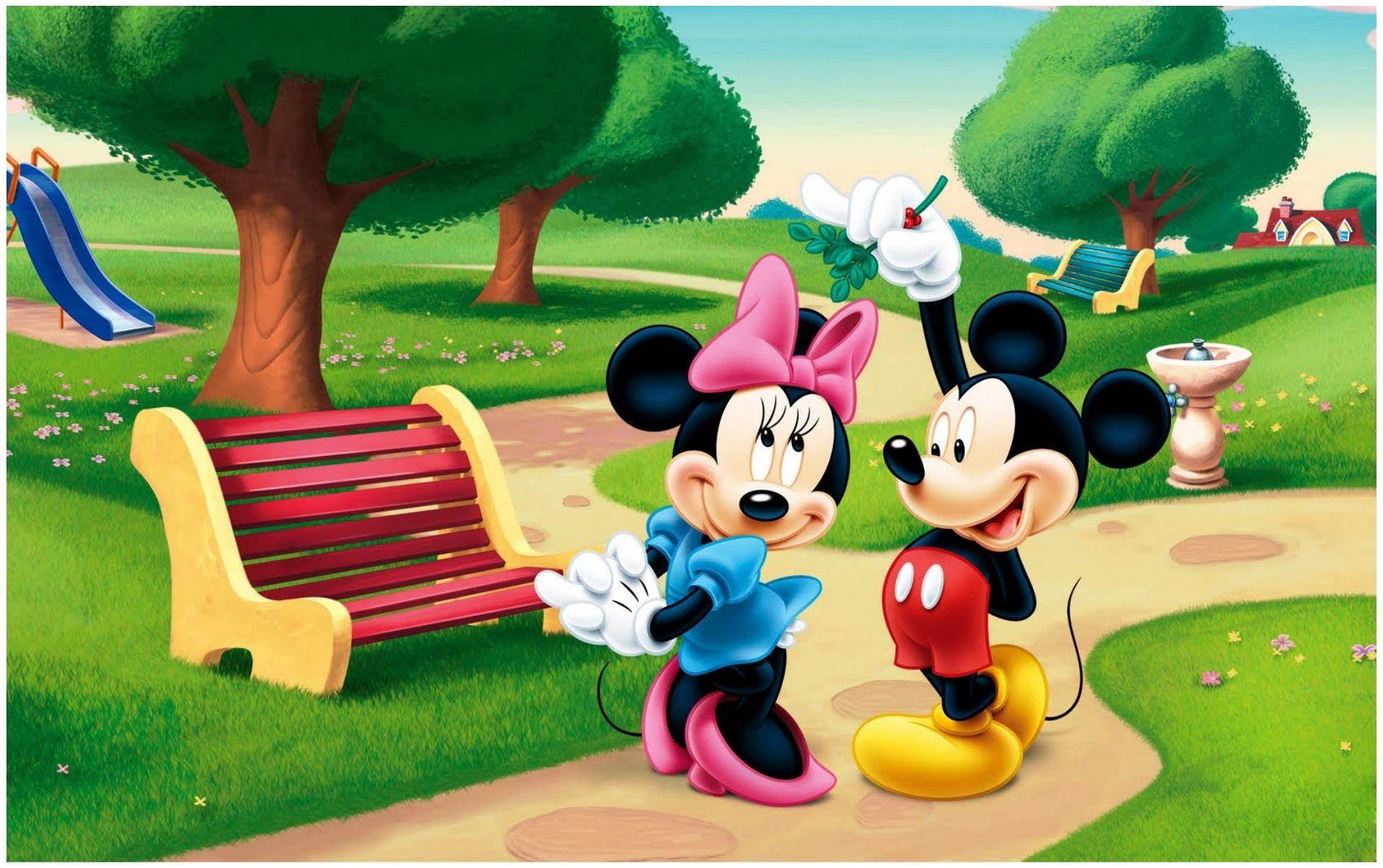 1918x1204 Disney Mickey Mouse Minnie Mouse hình nền