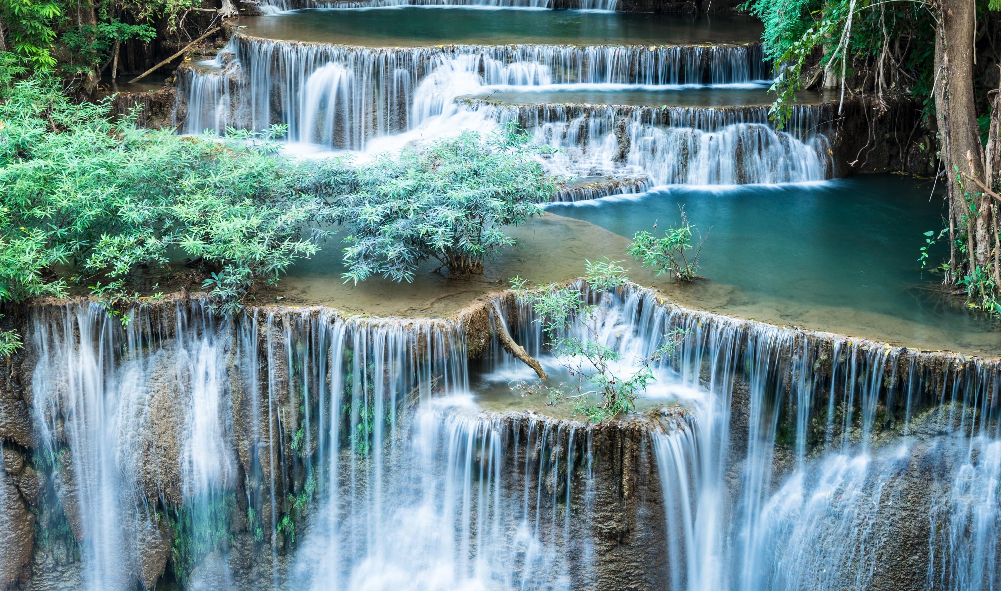 4016x2371 nature, Landscape, Waterfall Wallpaper HD / Desktop and Mobile Background