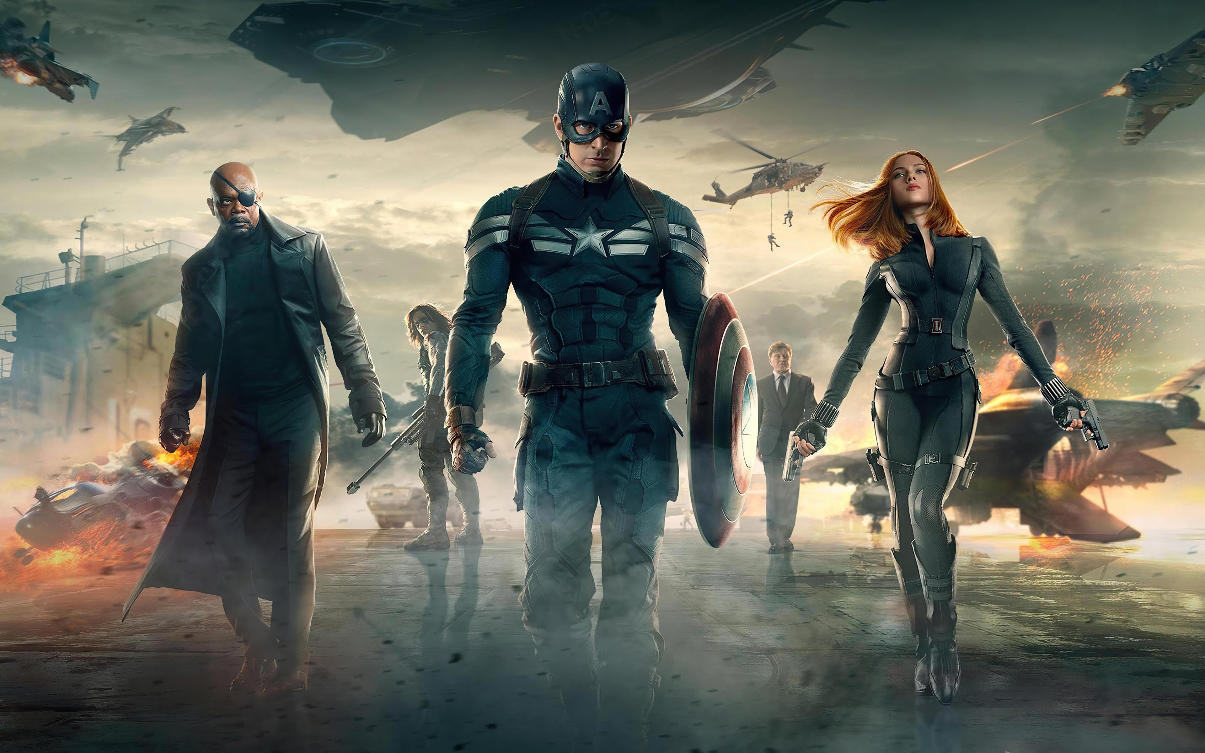 3840x2400 captain america the winter soldier, captain america, movies, hd, 4k Gallery HD Wallpaper